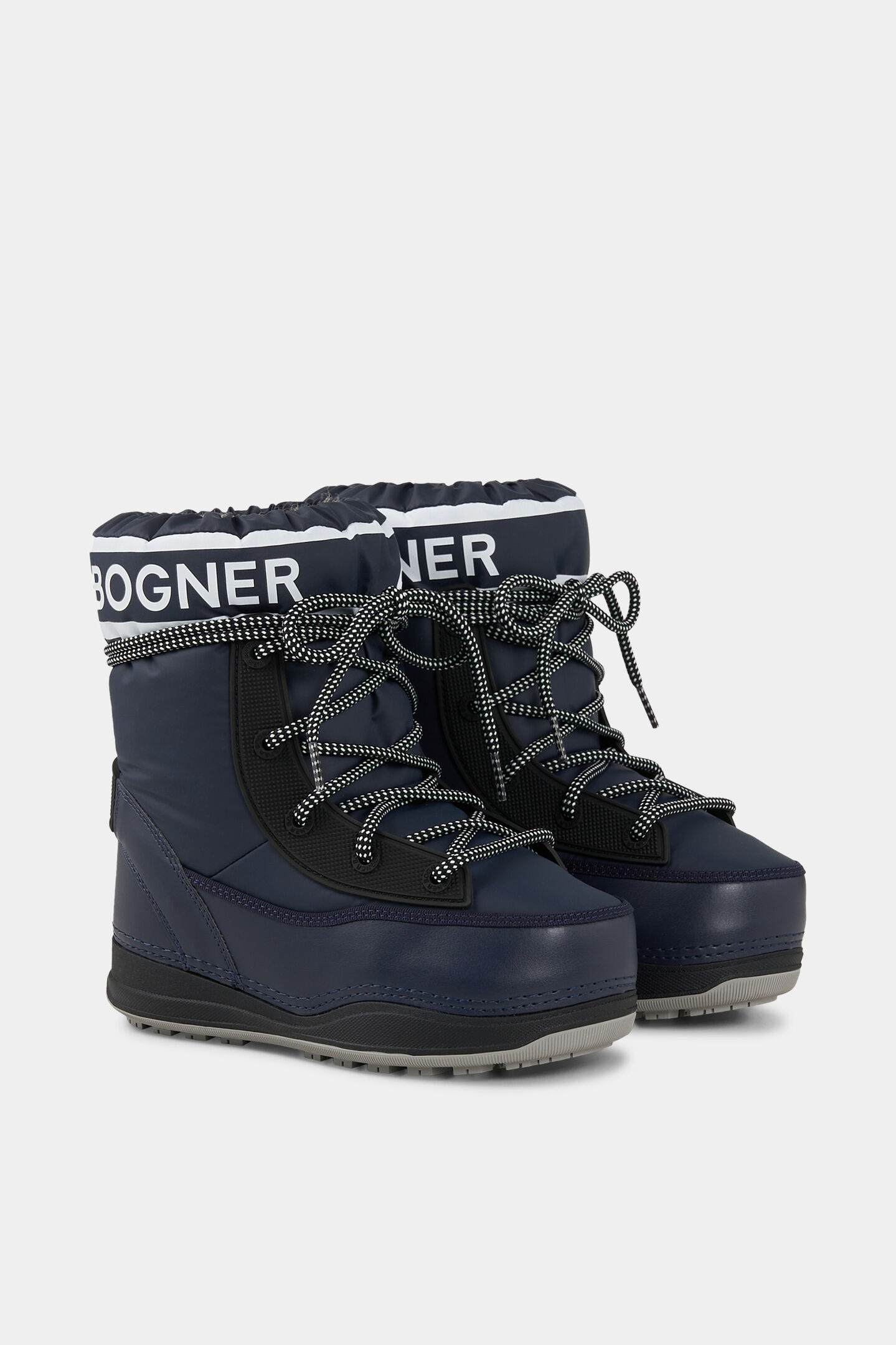 Kids Snow Boots La Plagne Navy-Blau