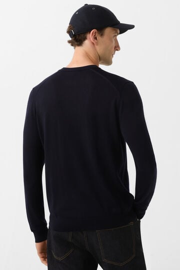 Fine knit jumper Ole Navy blue Fine knit jumper Ole Navy blue