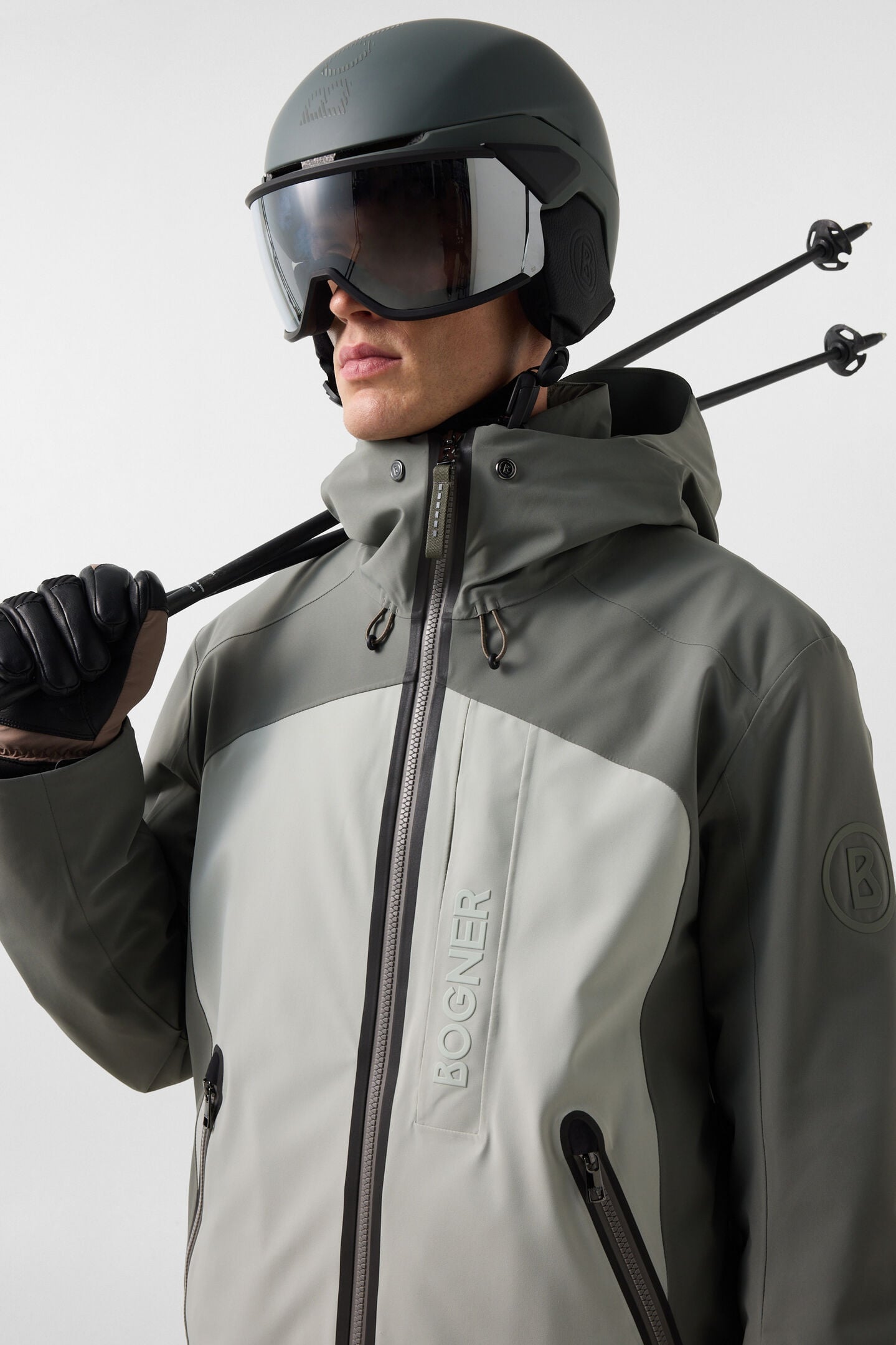 Fenno ski jacket Sage Grey