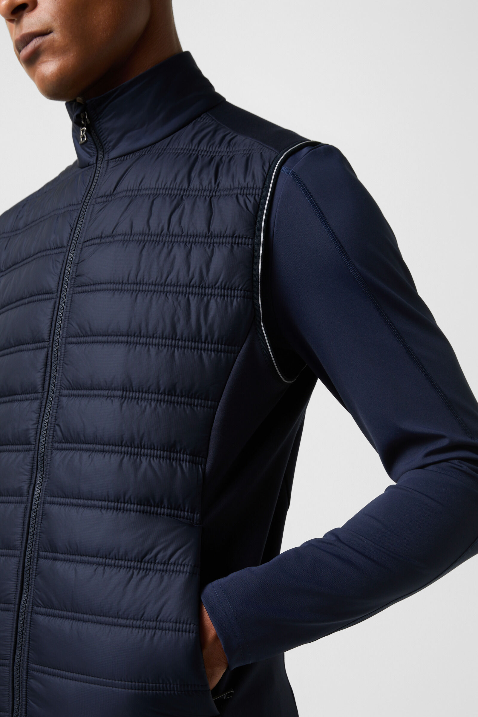 Frido hybrid waistcoat Navy blue