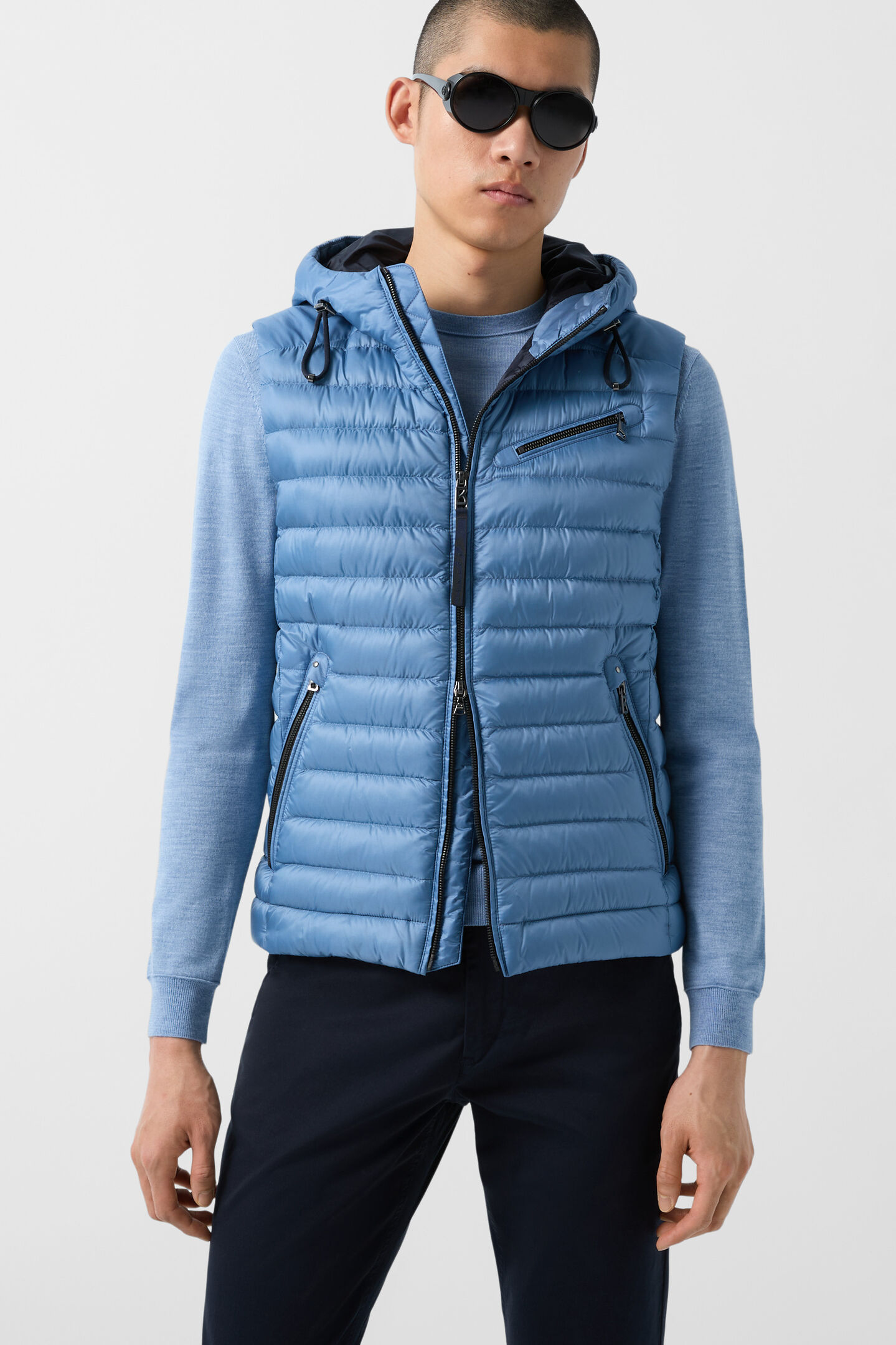 Lonne Lightweight down gilet Blue
