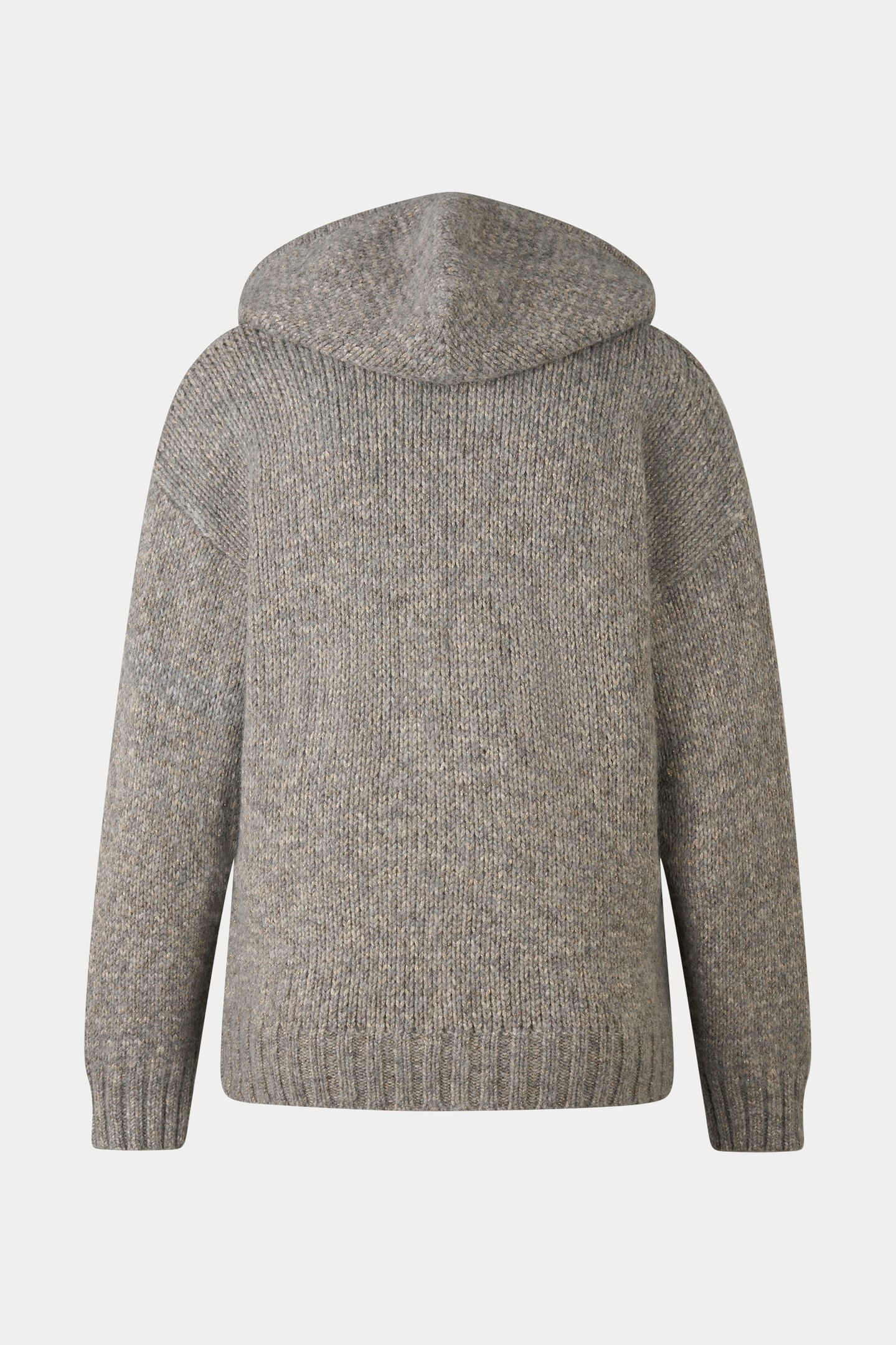 Stella knitted hoodie Grey