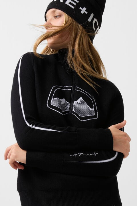 Knitted troyer Azra Black Knitted troyer Azra Black