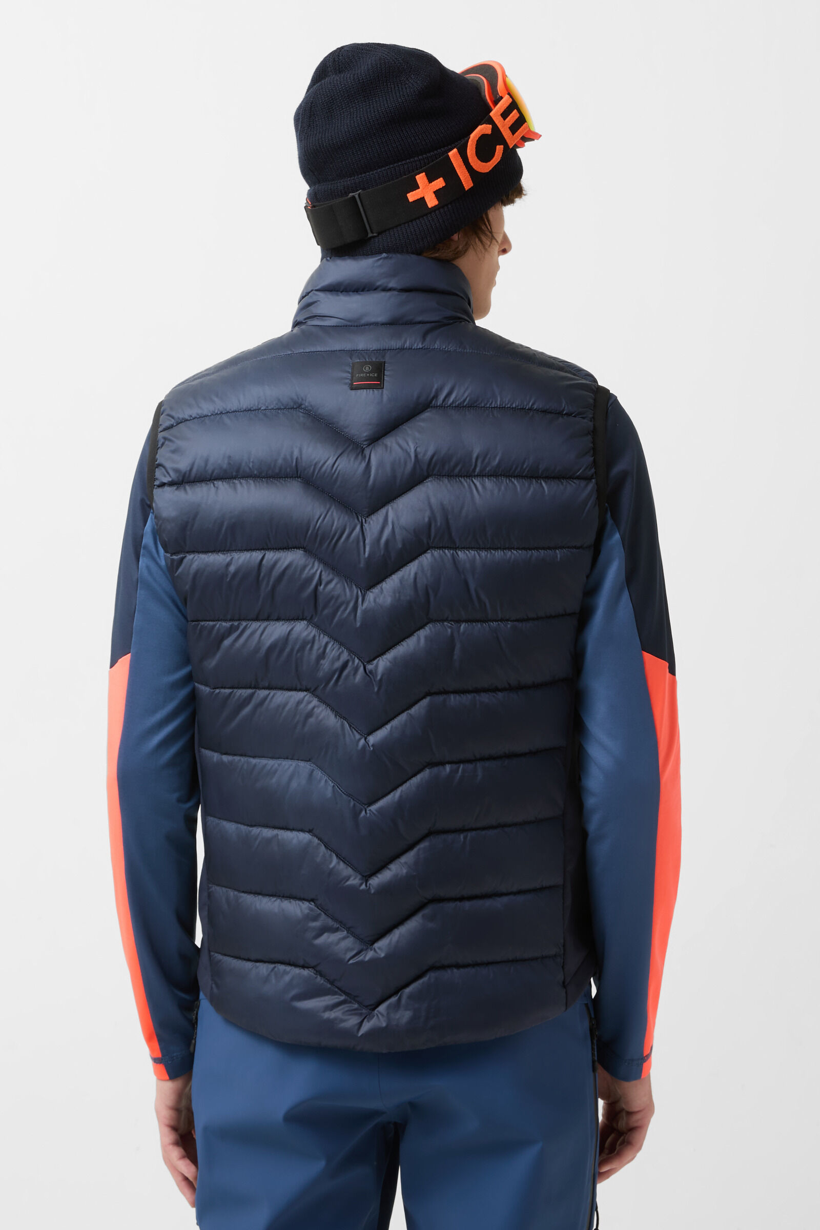 Homer quilted vest Dark blue