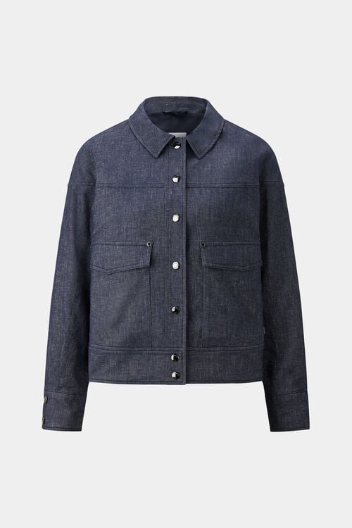 Jeansjacke Trudy Navy-Blau