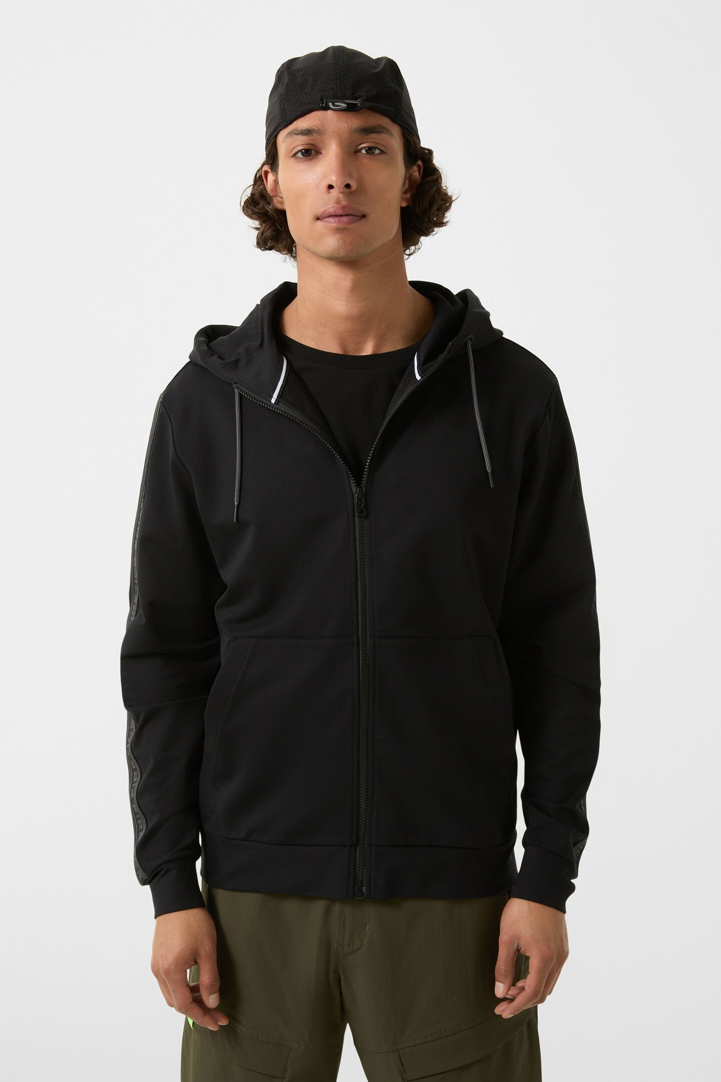 Sweatjacke Uday Schwarz