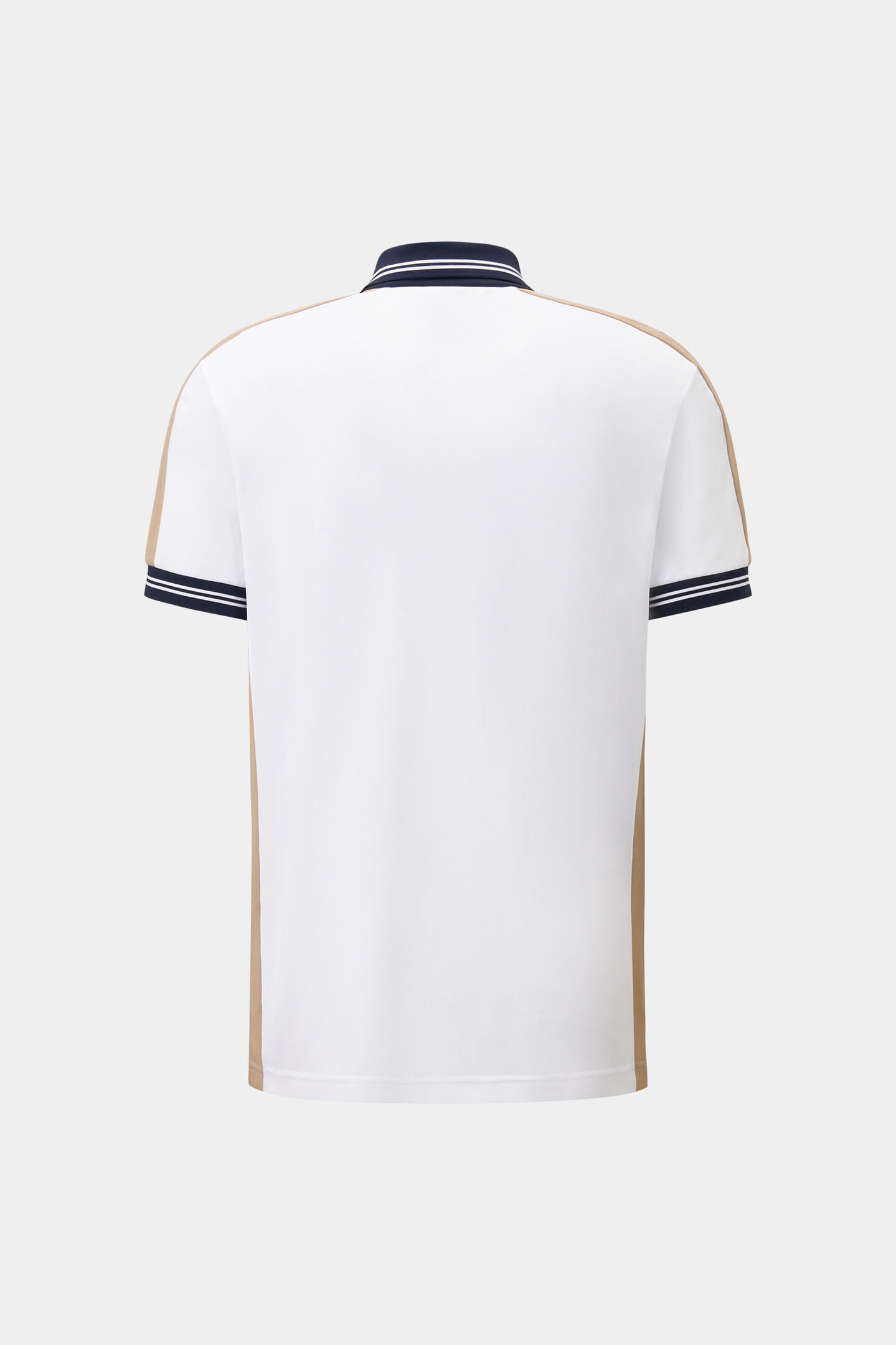 Cornelius functional short-sleeved top White/navy blue/beige