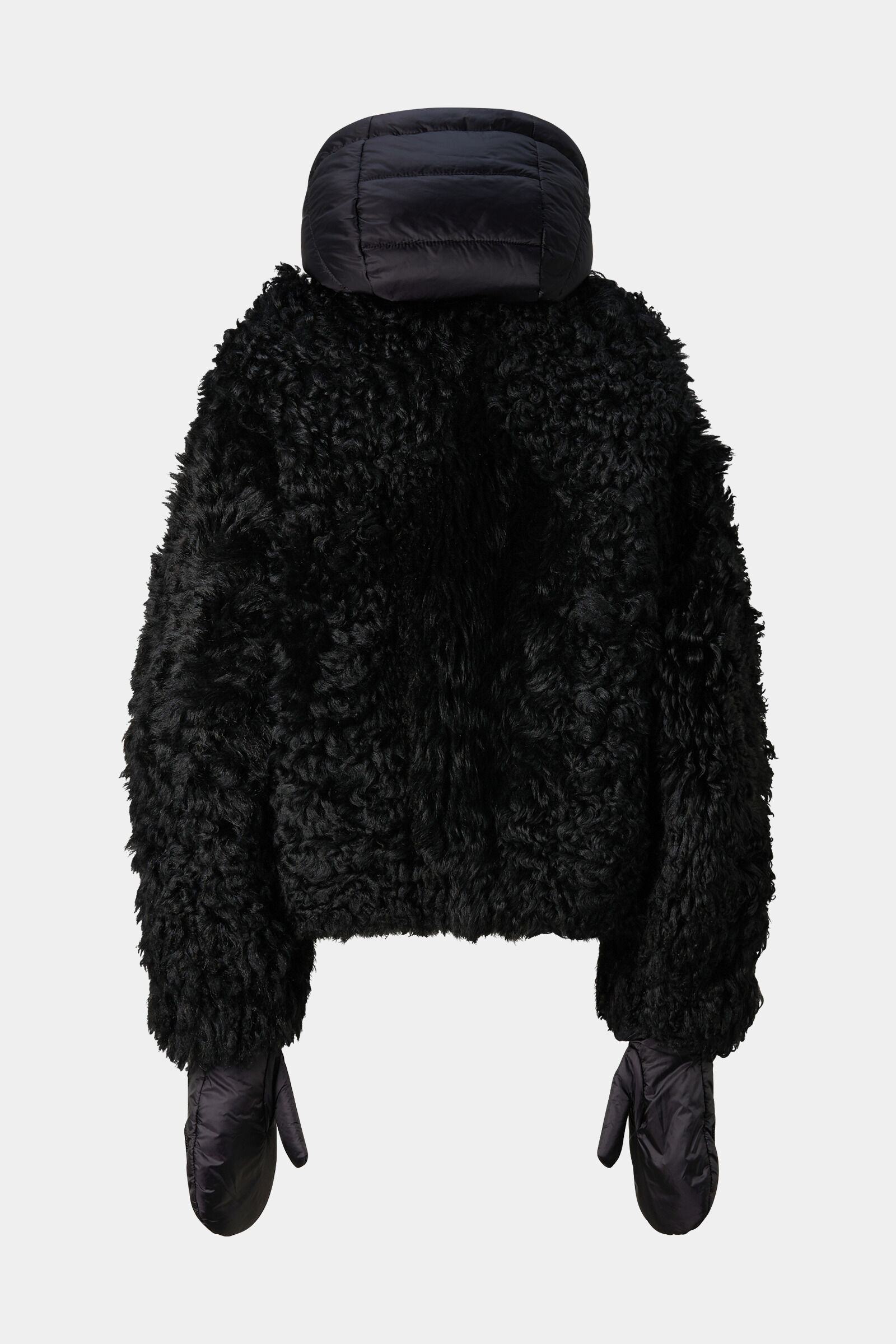 Liz lambskin jacket Black