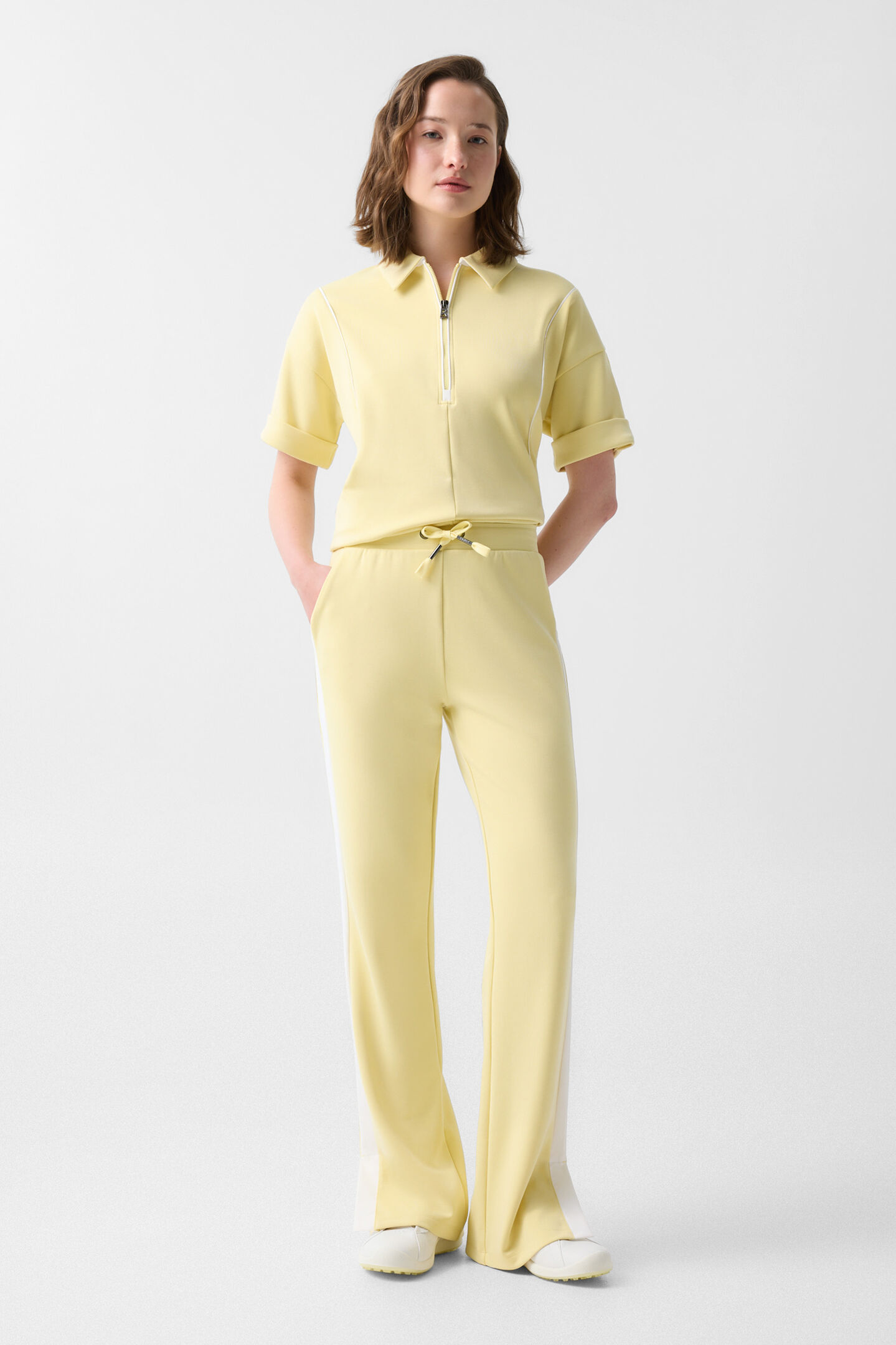 Joggers Blanca Yellow