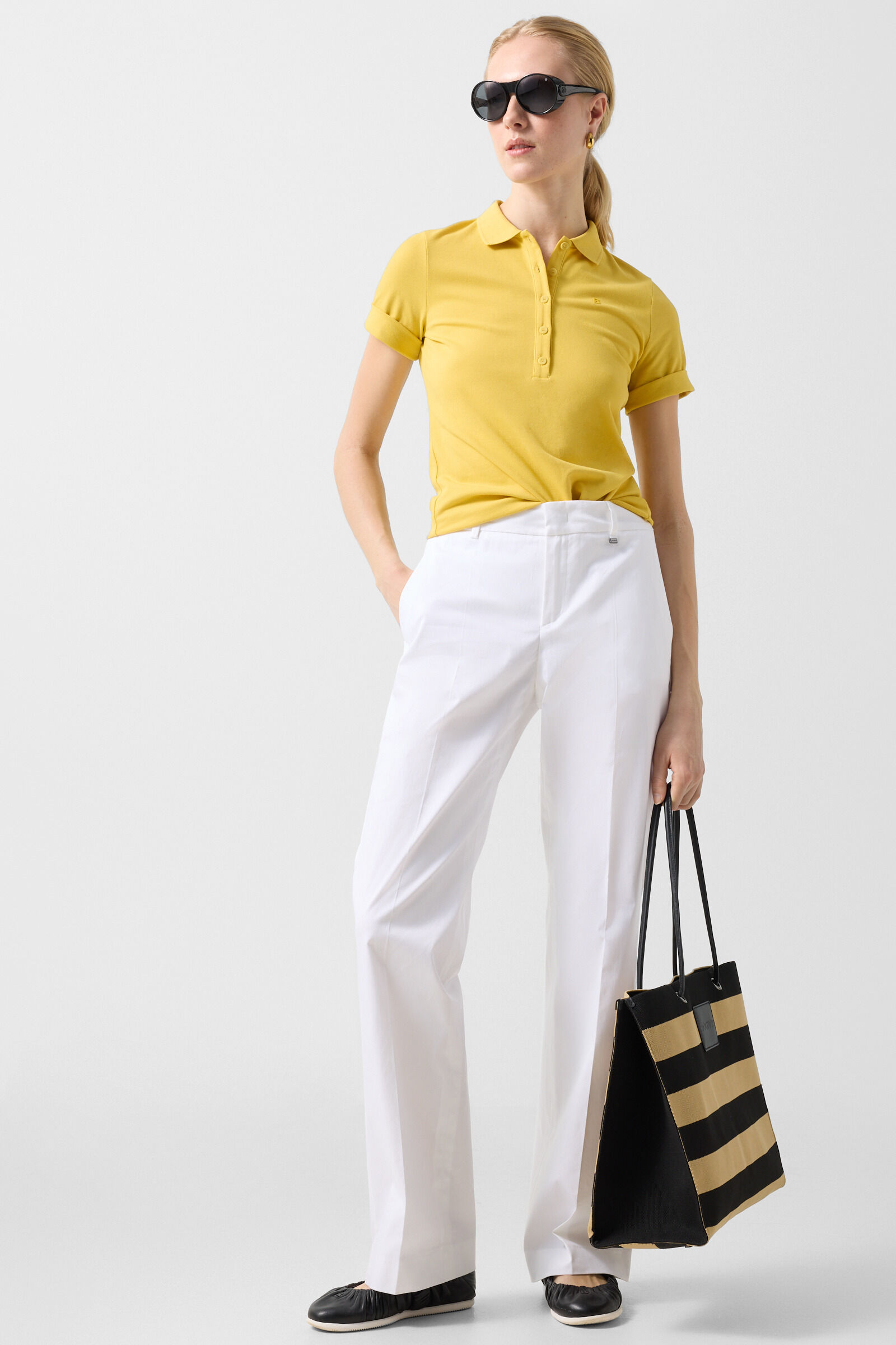 Malika polo shirt Yellow
