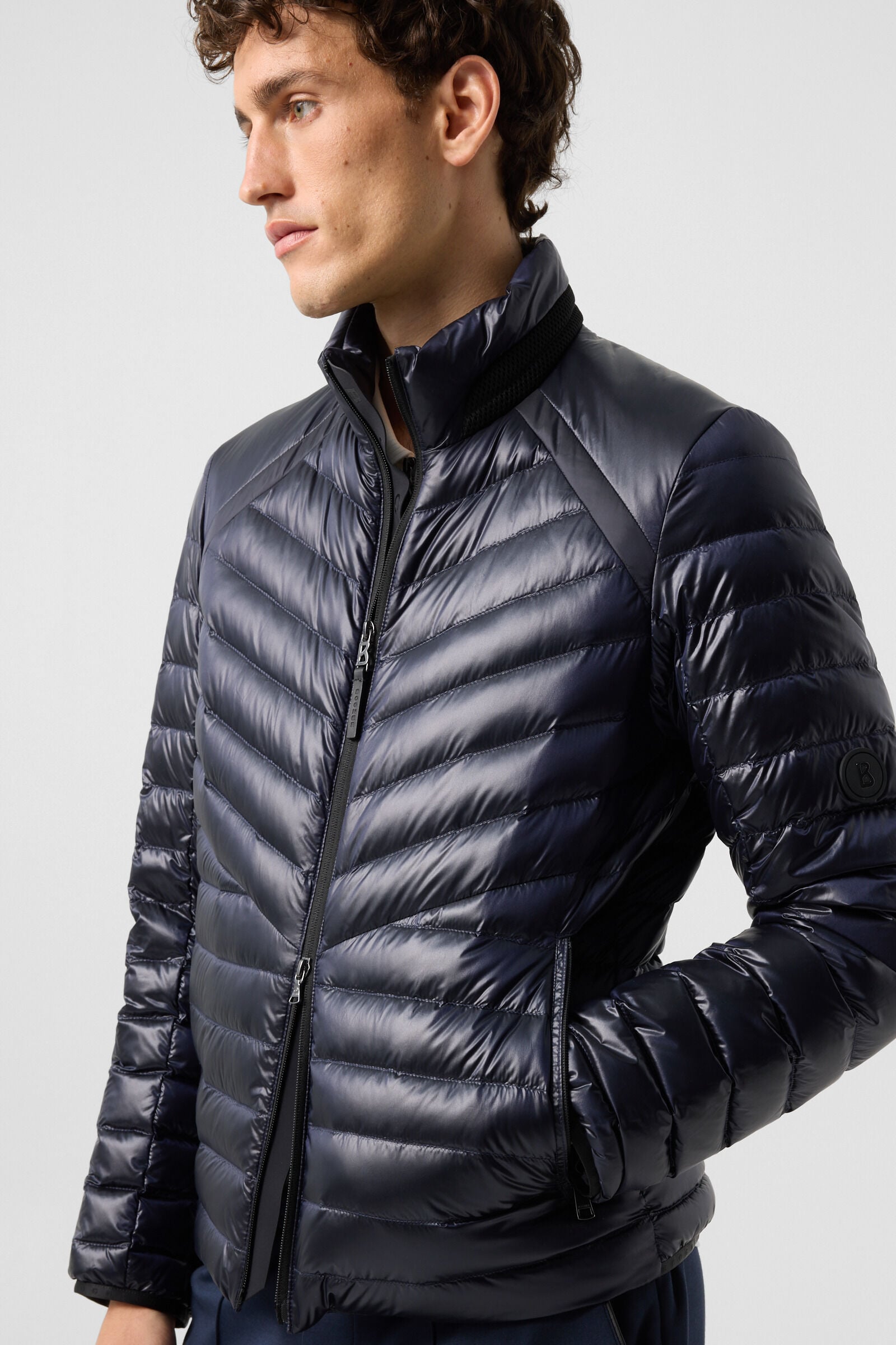 Liman lightweight down jacket Navy blue