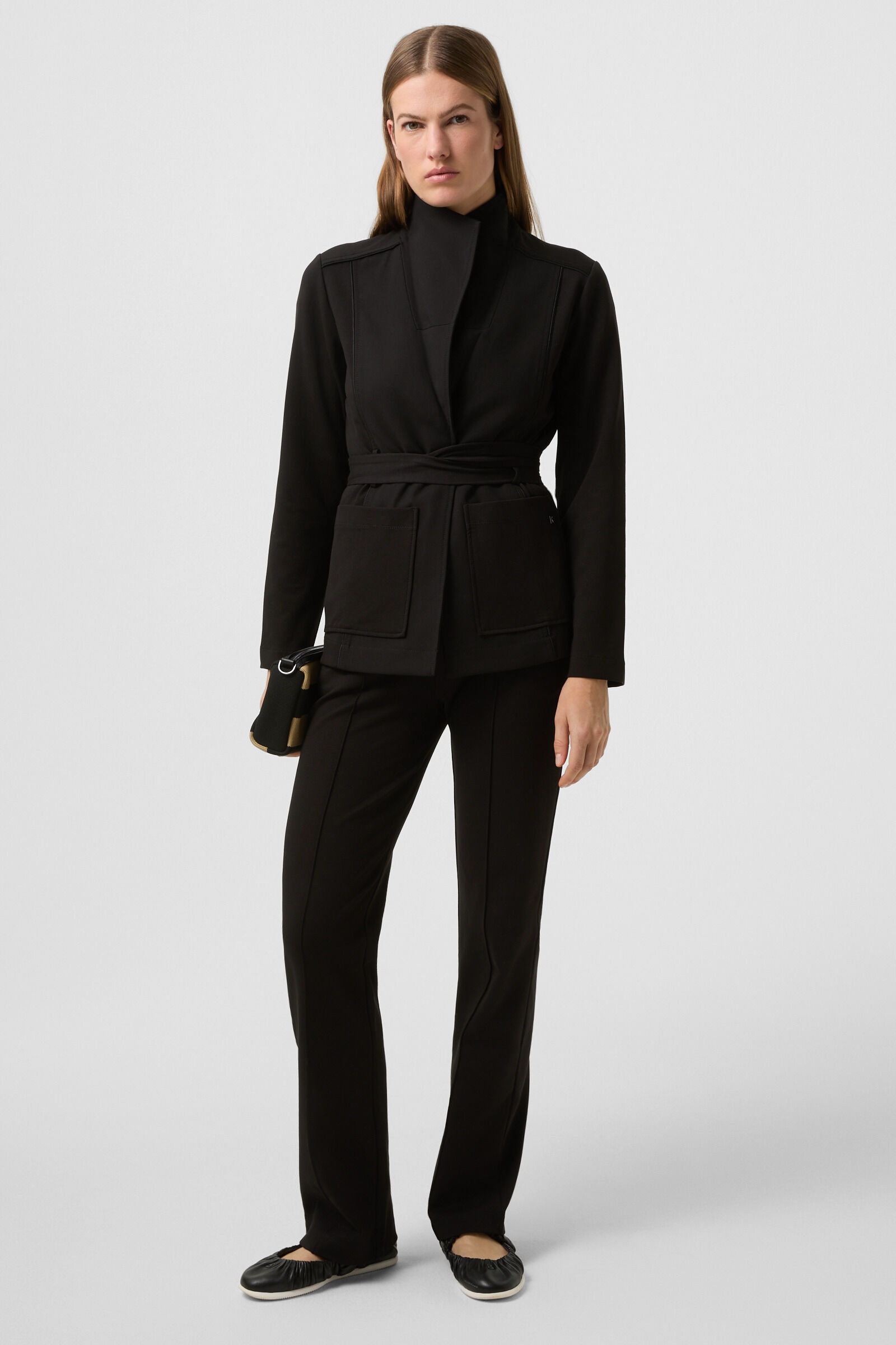 Benisha jersey blazer Black