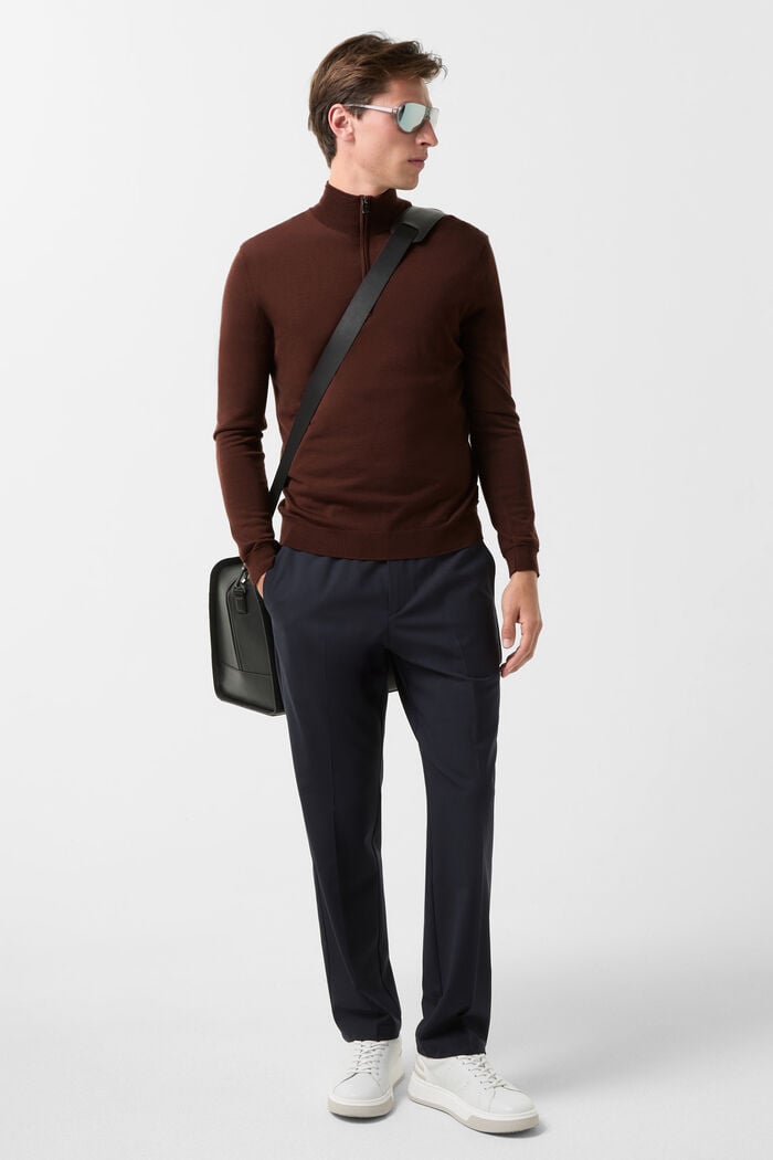 Ouri knitted troyer Wine red Ouri knitted troyer Wine red