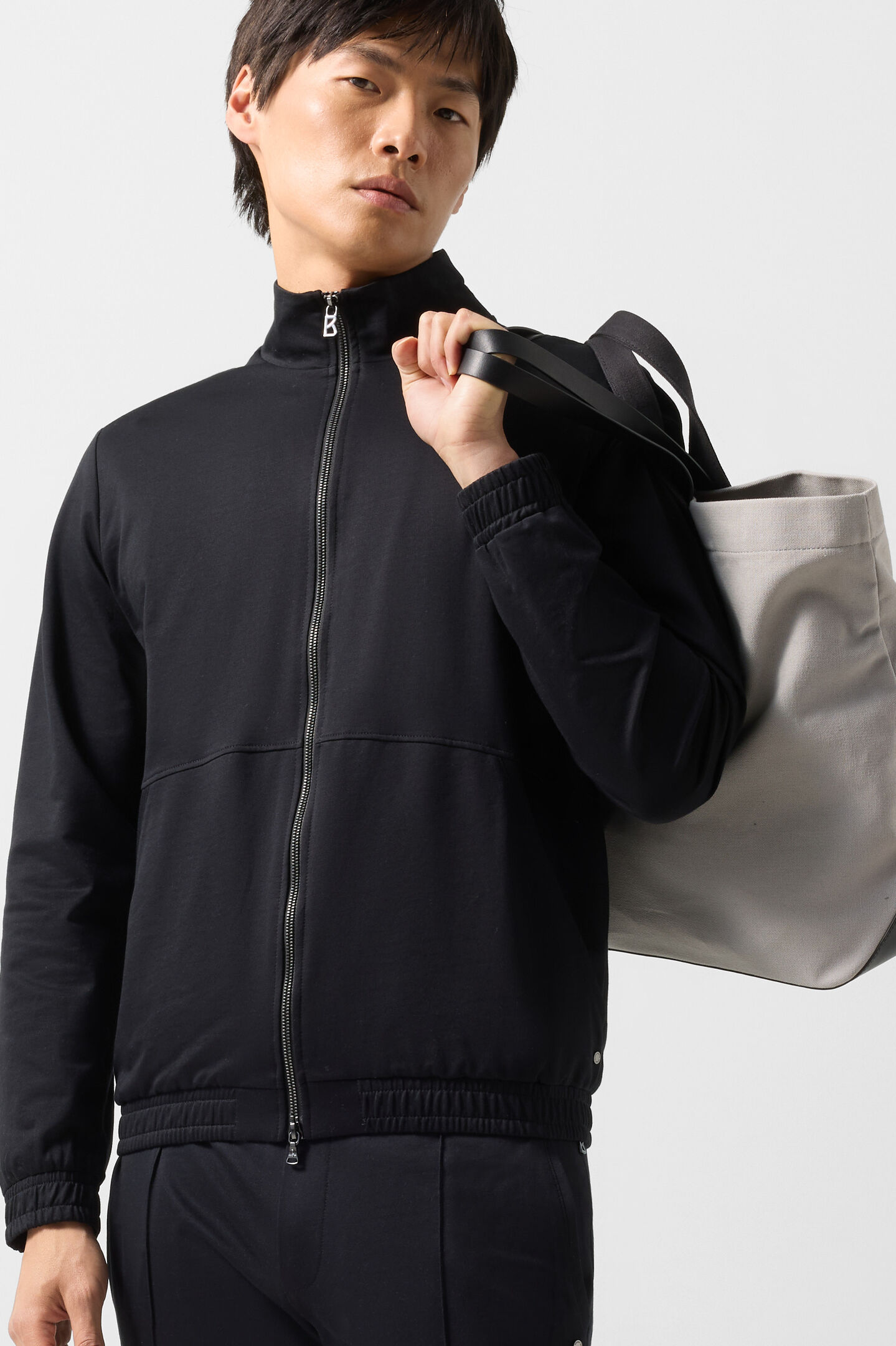 Rupert jersey jacket Black