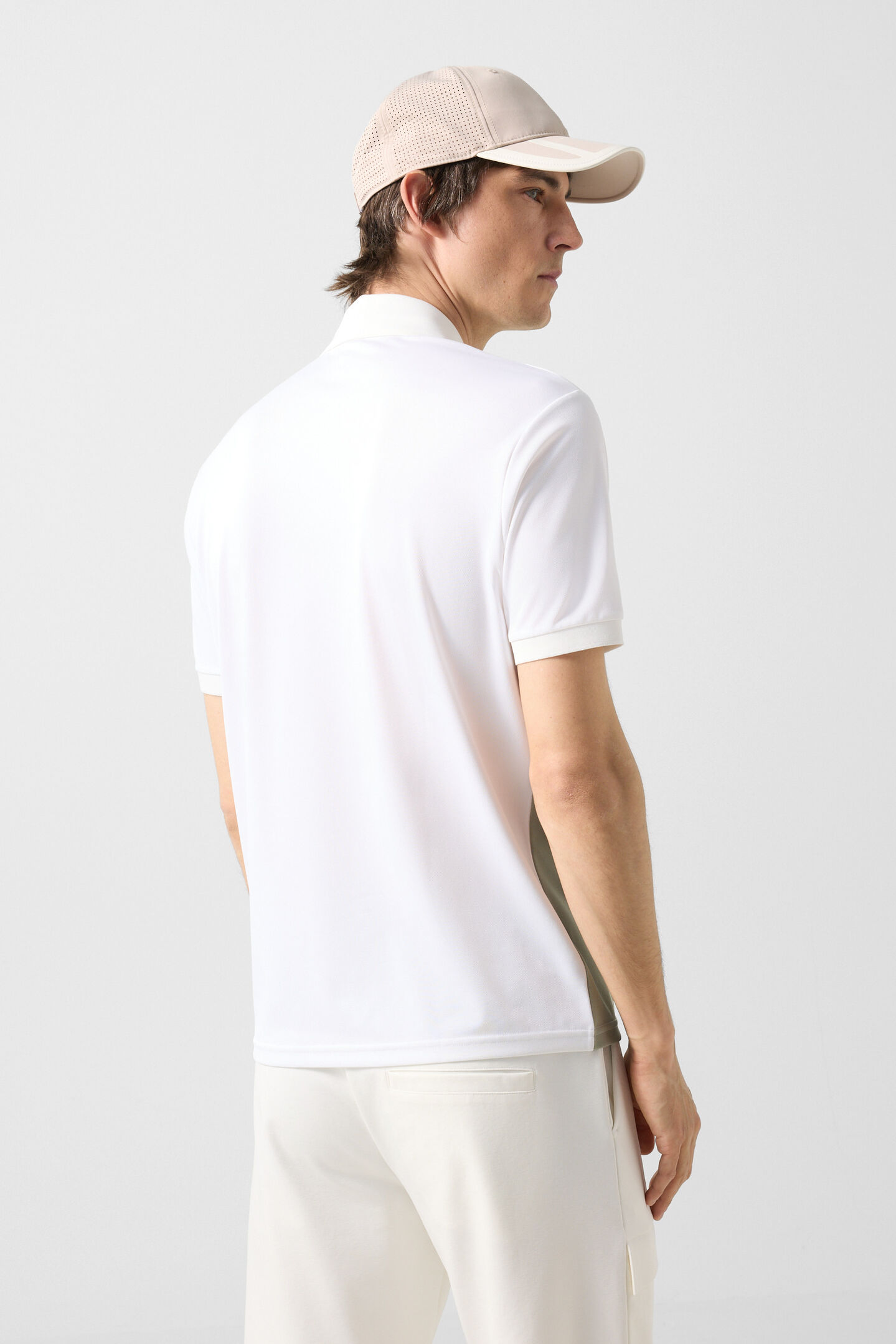 Cuno functional short-sleeved top Eucalyptus/white
