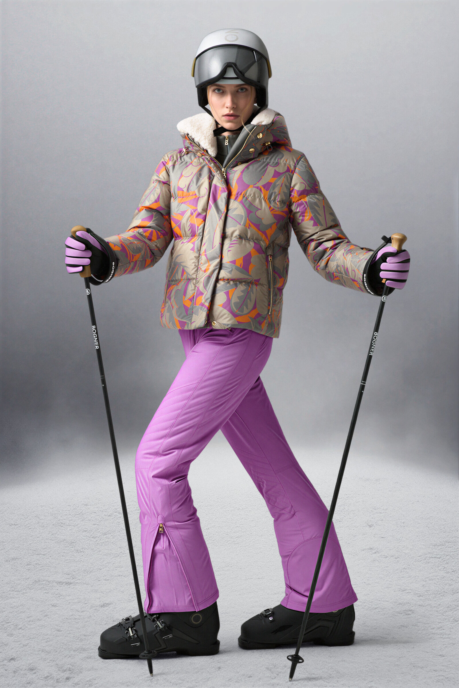 Ski Look Maja Eucalyptus/purple 