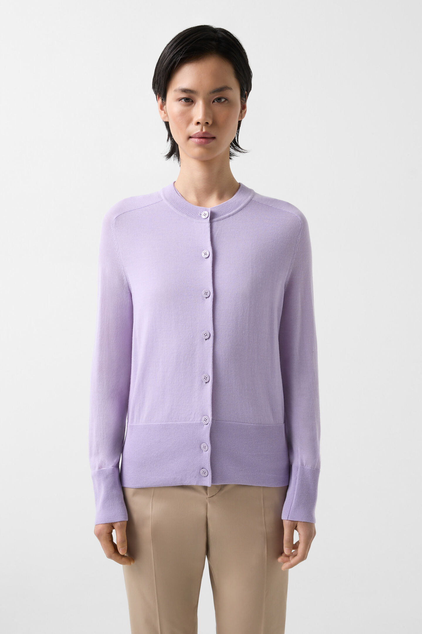 Ilma knit jacket Lilac