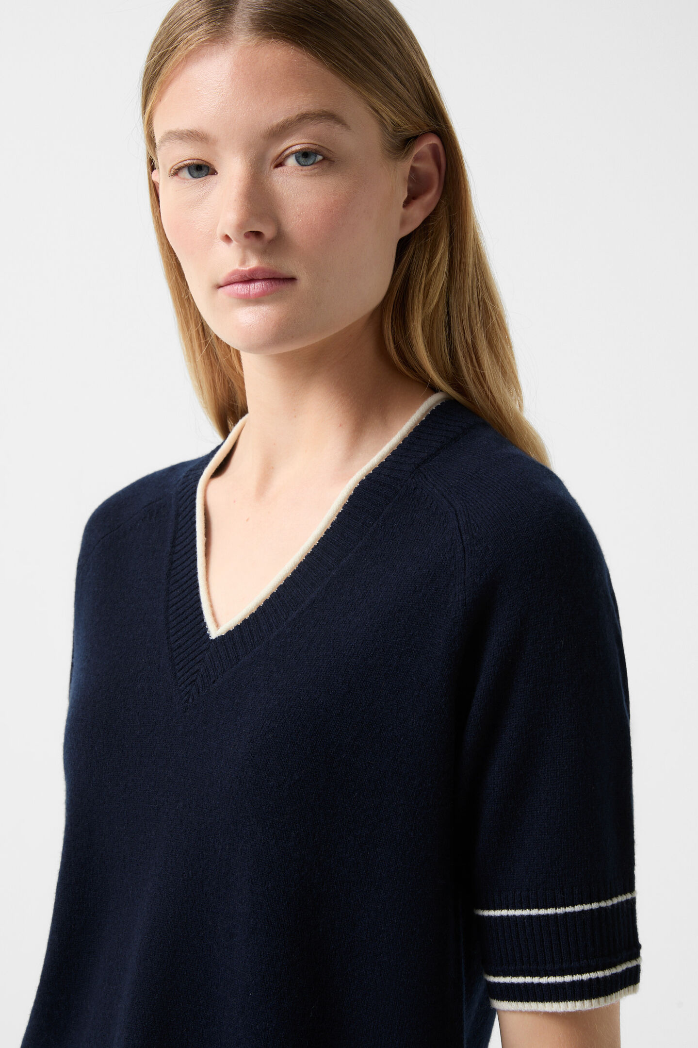 Chiri knitted shirt Navy blue