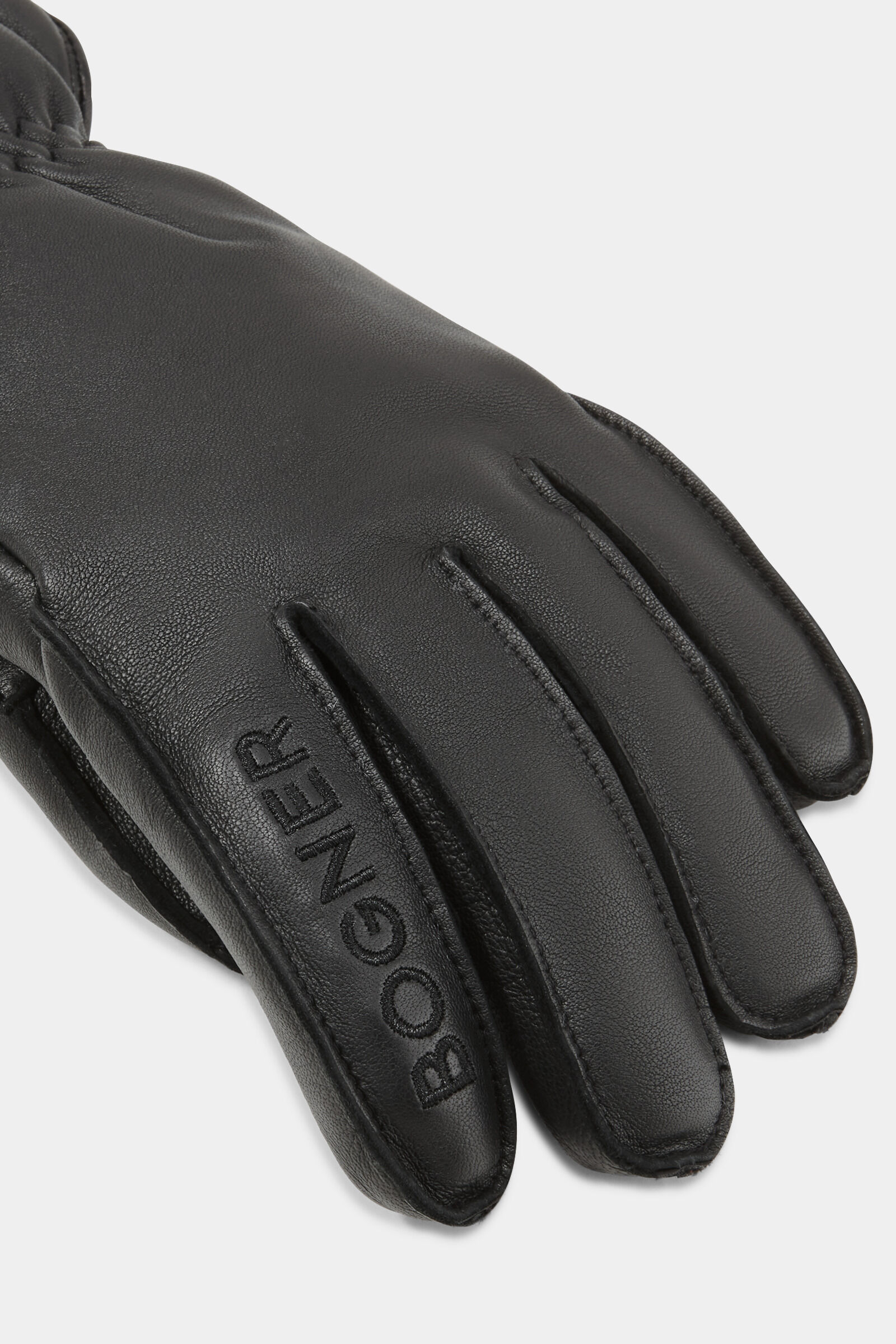 Bogner Tobin Leather Gloves Men Black 9 5