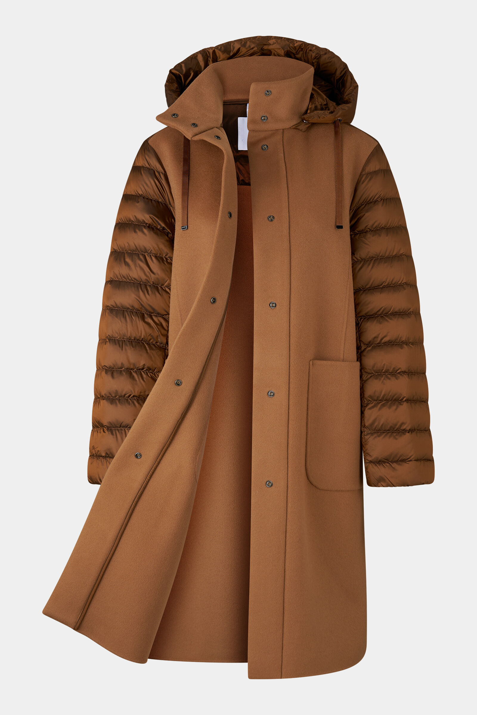 Isy woollen down coat Hazel