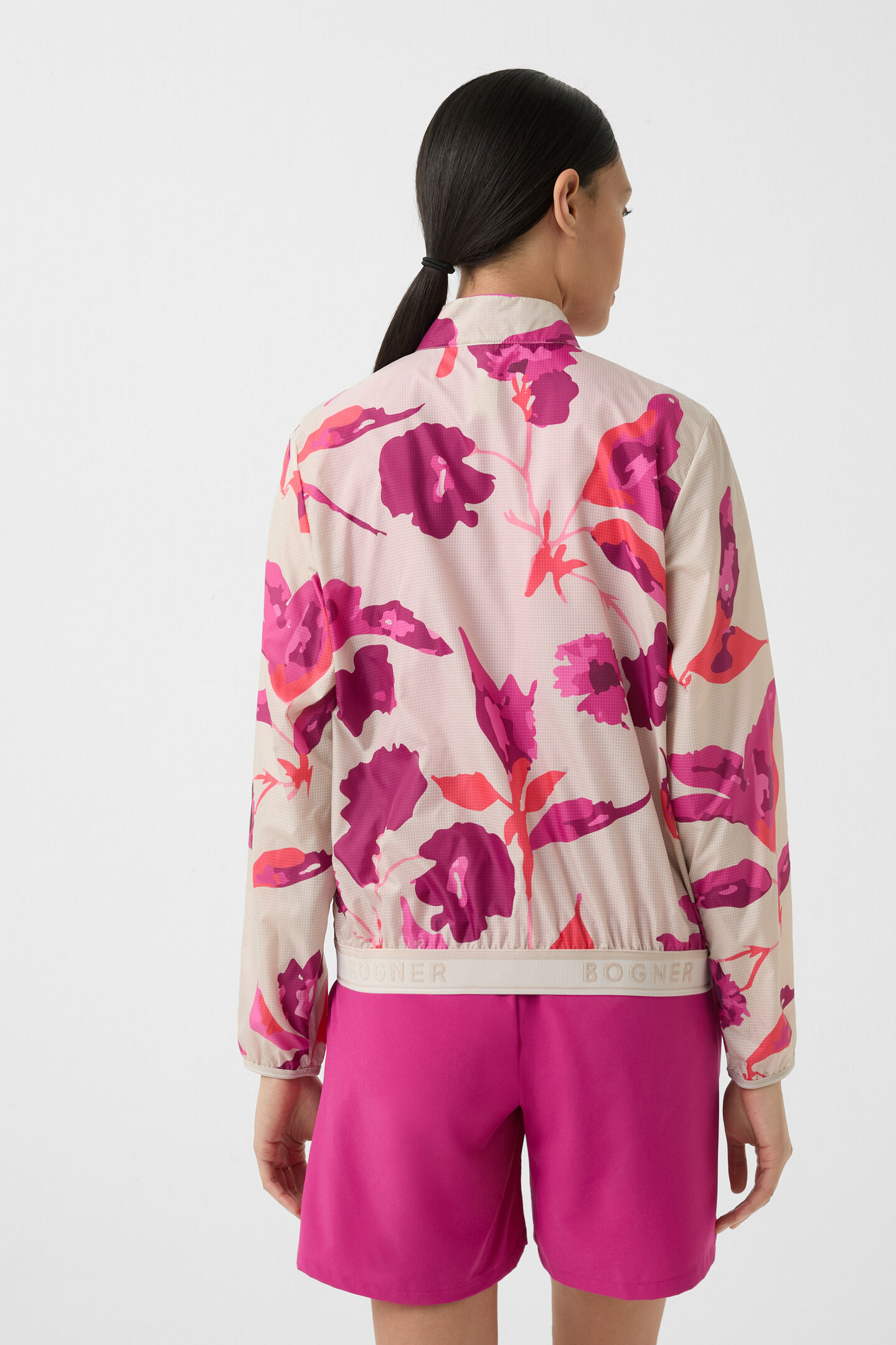 Sofie windbreaker jacket Beige/Pink