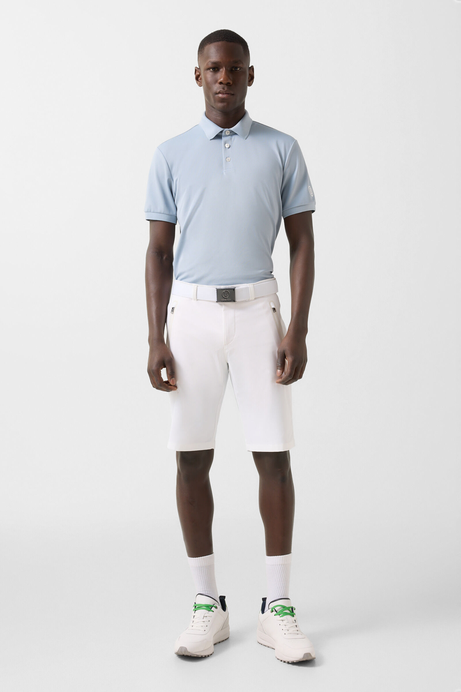 Daniel functional short-sleeved top Misty blue