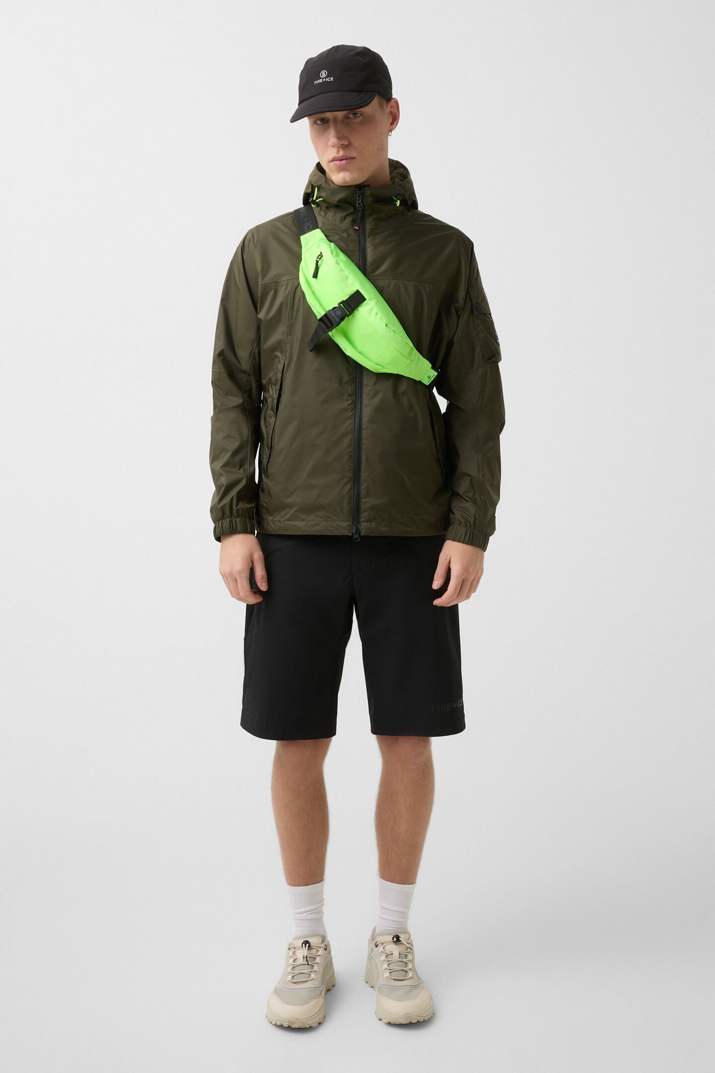 Veste technique Justin Vert olive