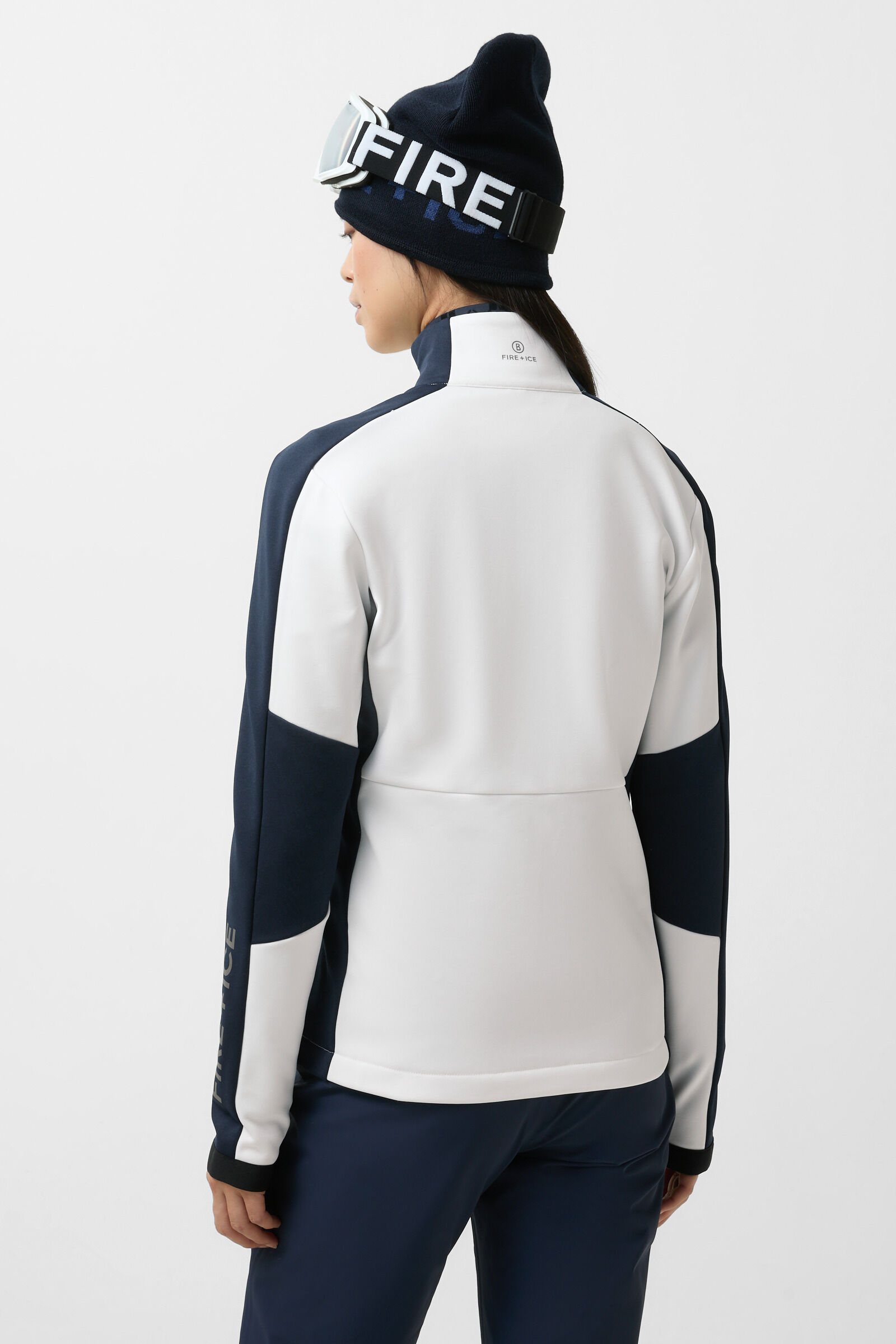 Midlayer Inge White/navy blue