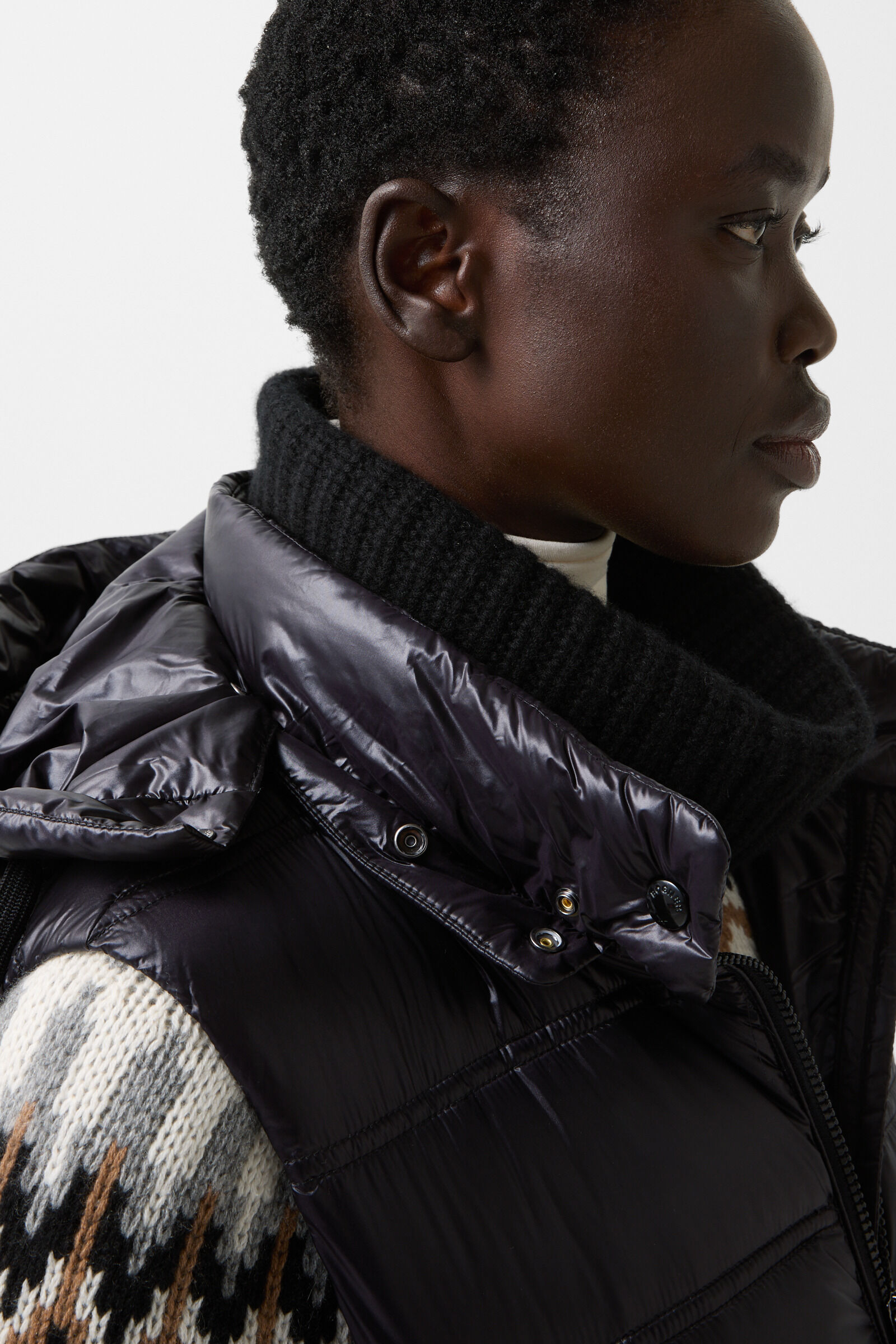 Liddy down waistcoat Black