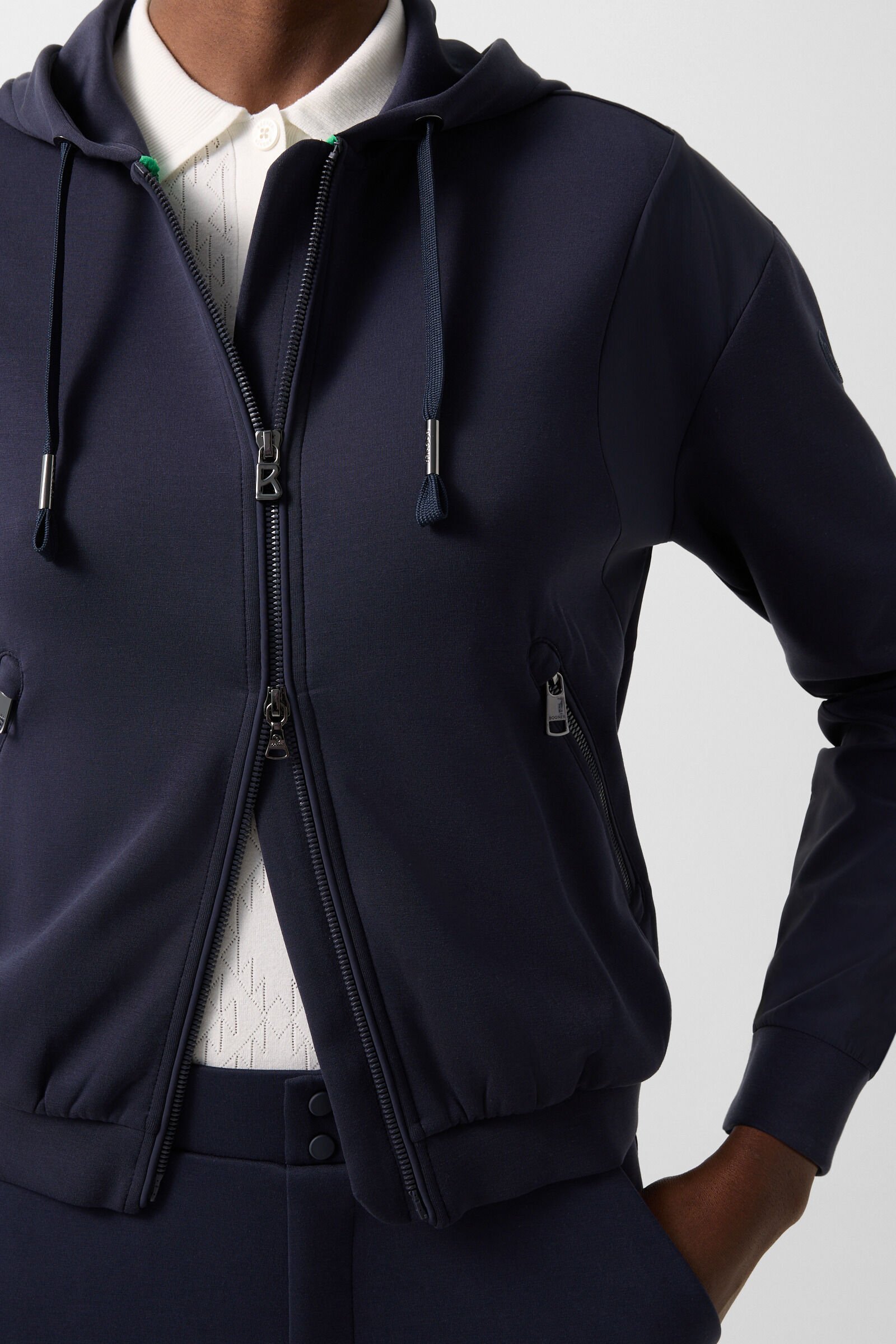 Julietta jersey jacket Navy blue
