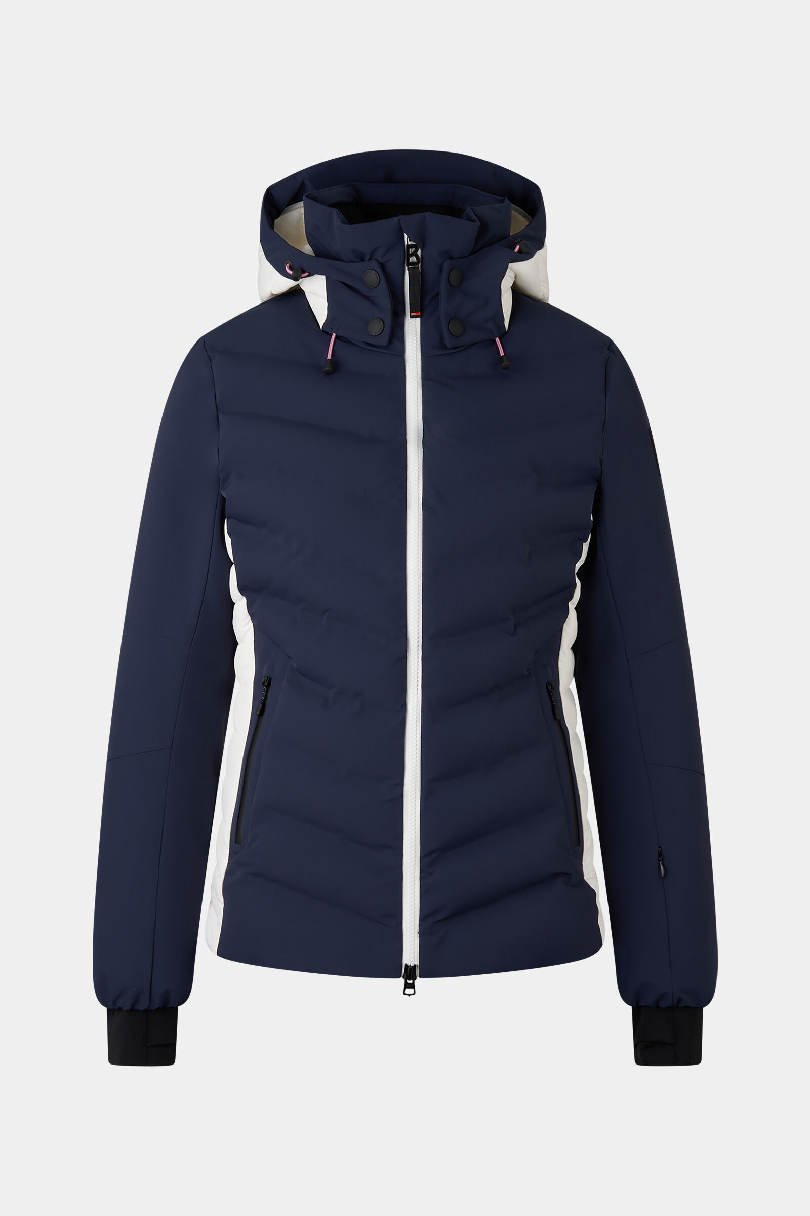 Skijacke Janka Navy-Blau/Wei&szlig;