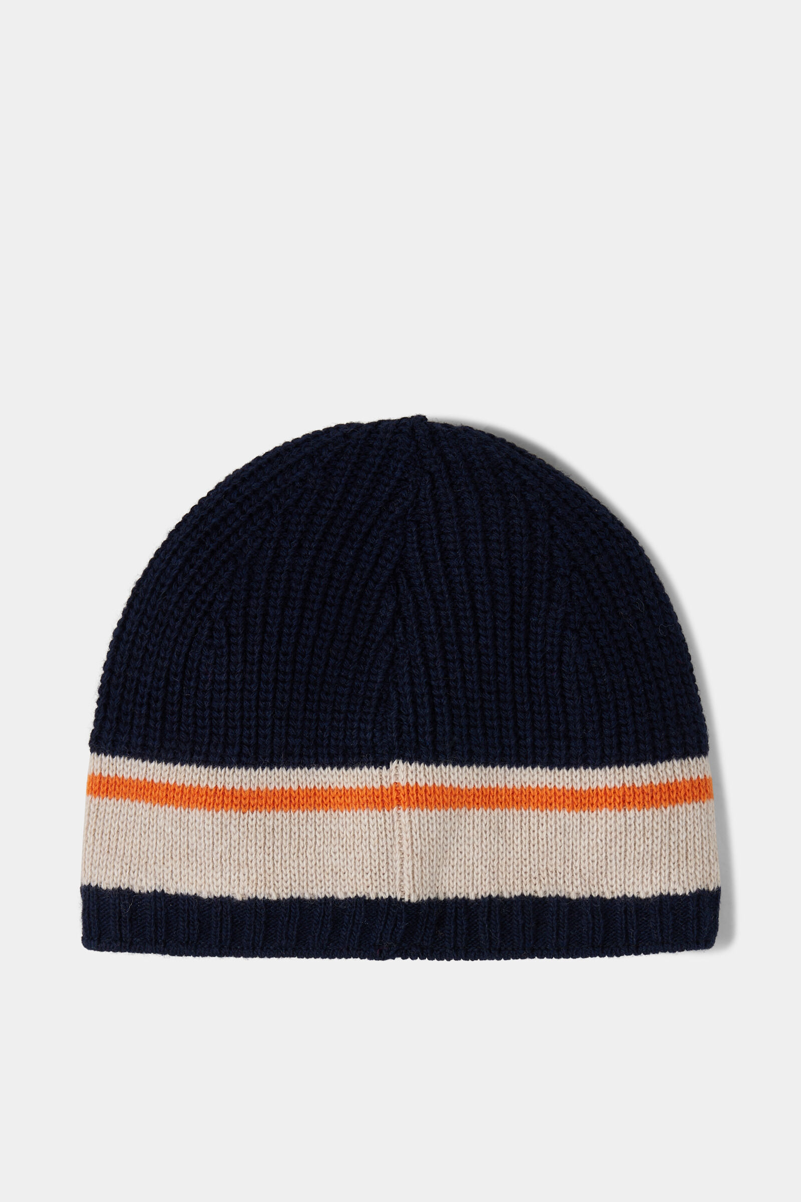 Kids hat Erik Navy blue/beige/orange