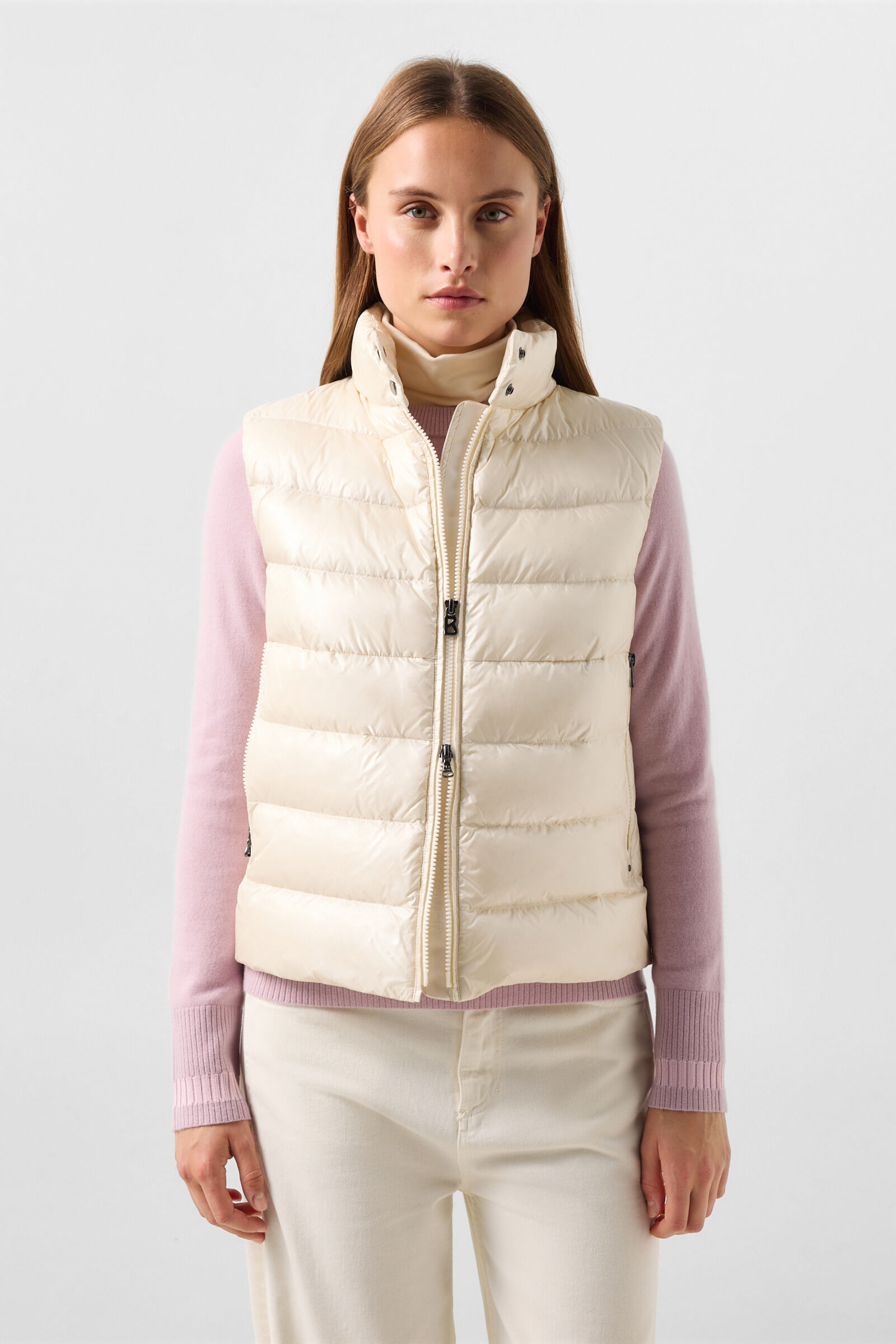 Leichtdaunenweste Milly Off-White
