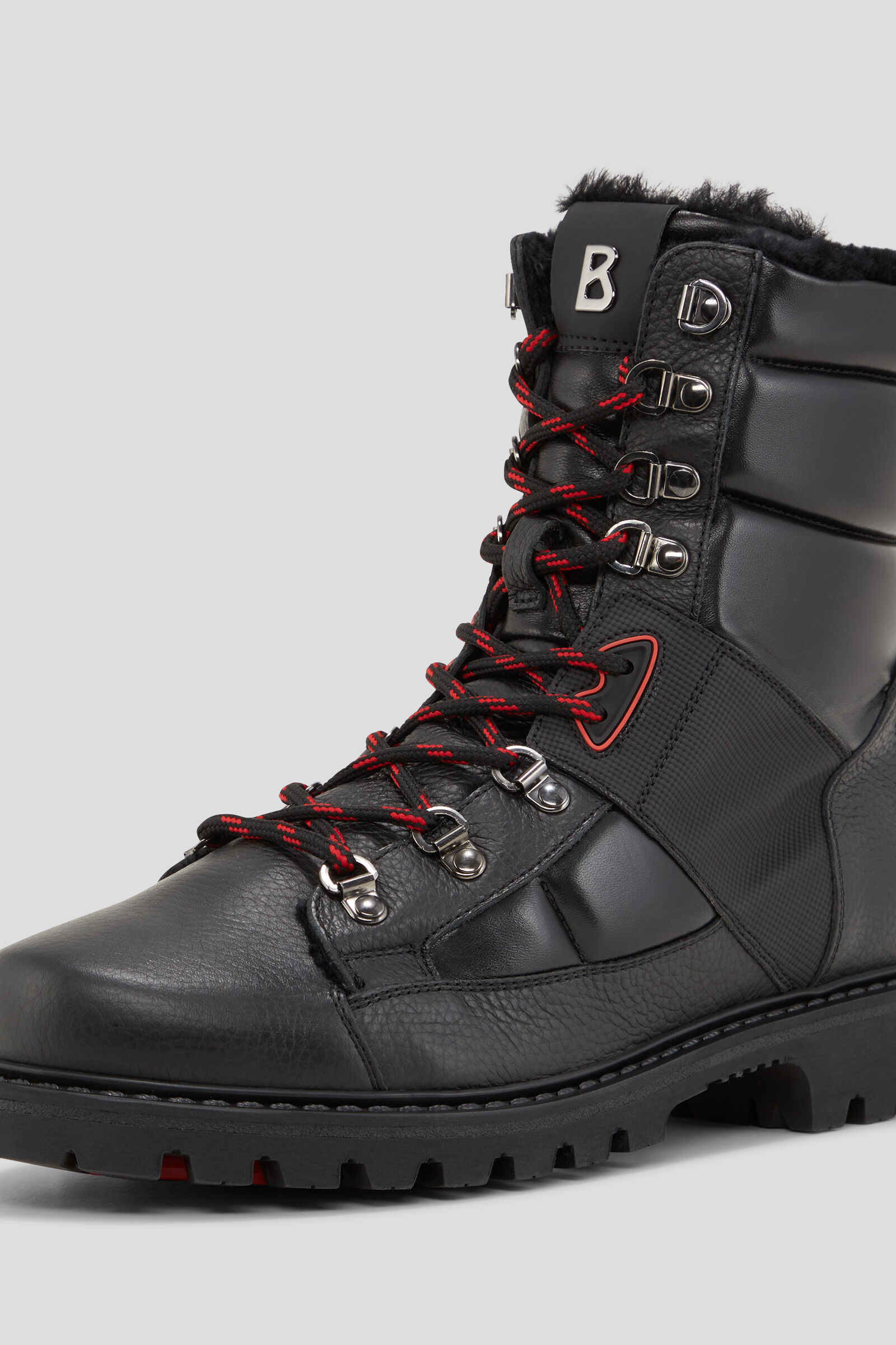 BOGNER Helsinki Mid calf boots with spikes for men