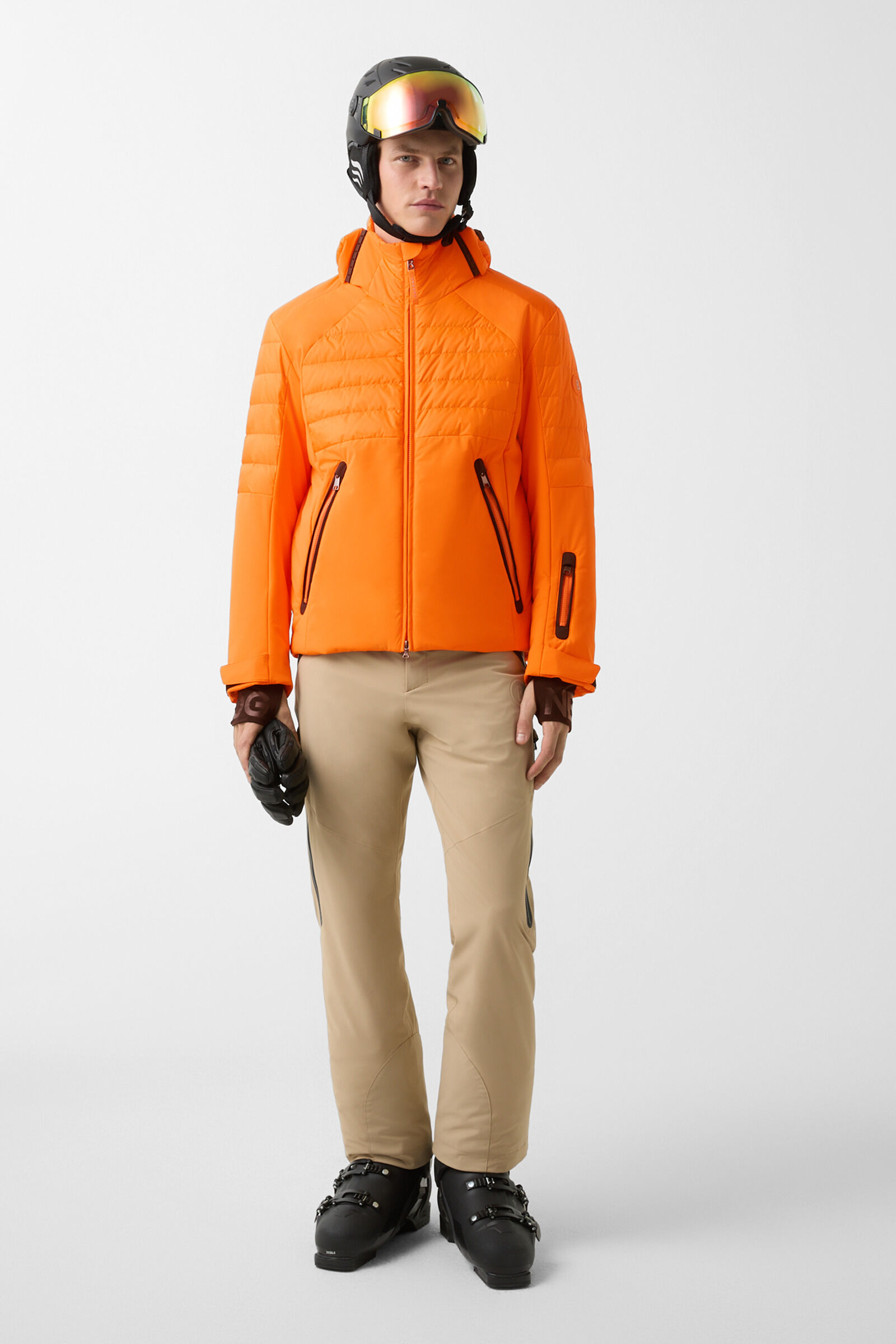 Henik down ski jacket Orange