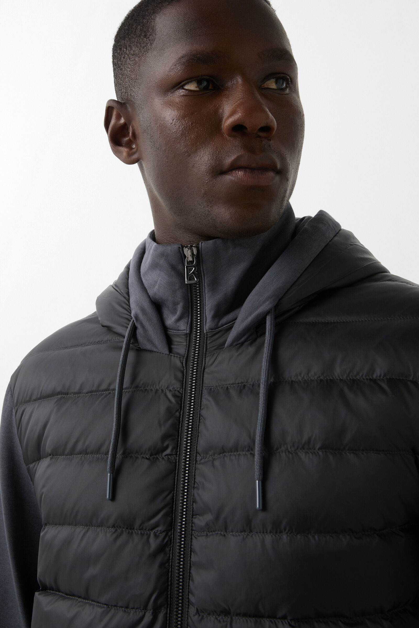 Sven hybrid jersey jacket Anthracite