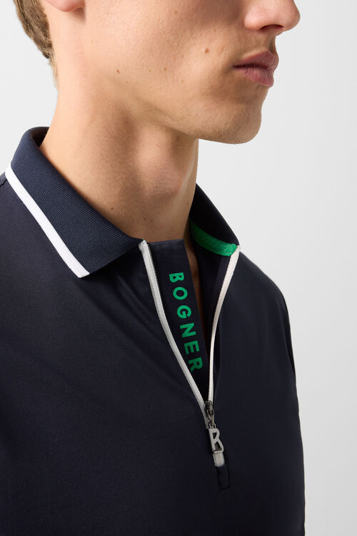 Jonah polo long-sleeved top Navy blue