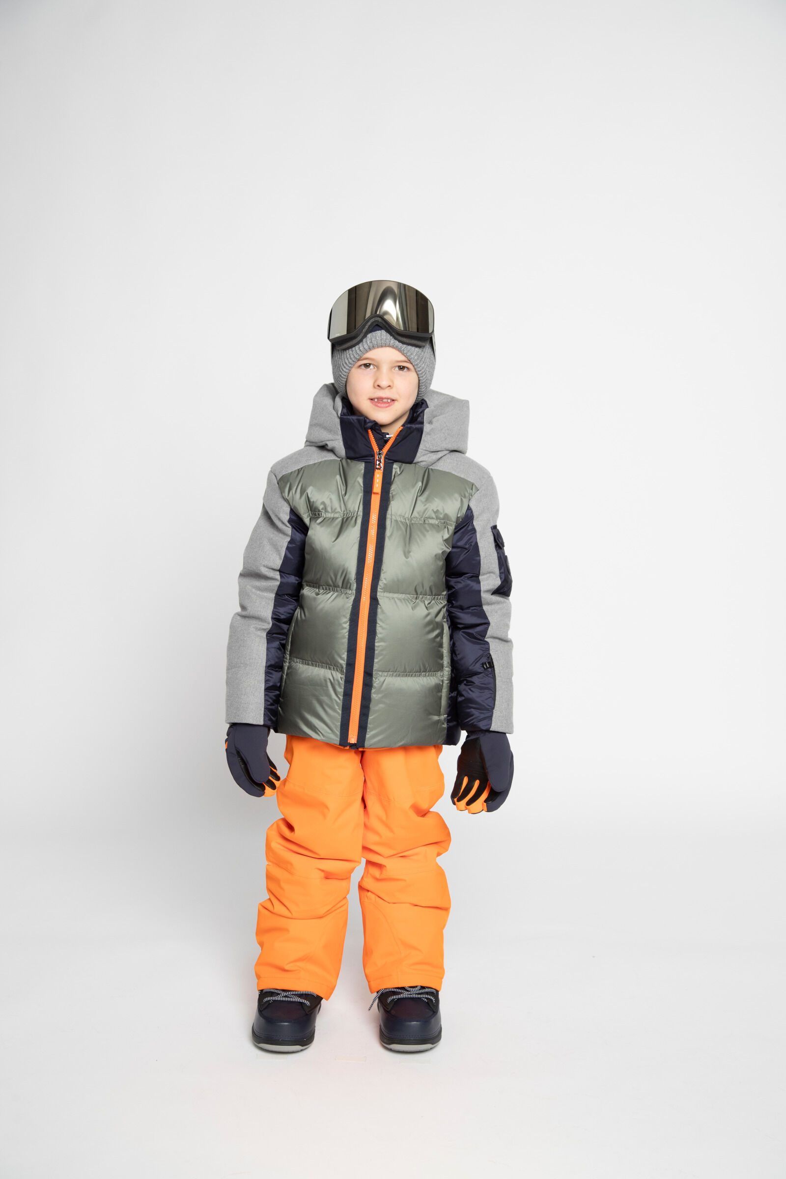 Kids ski pants Yuki Orange
