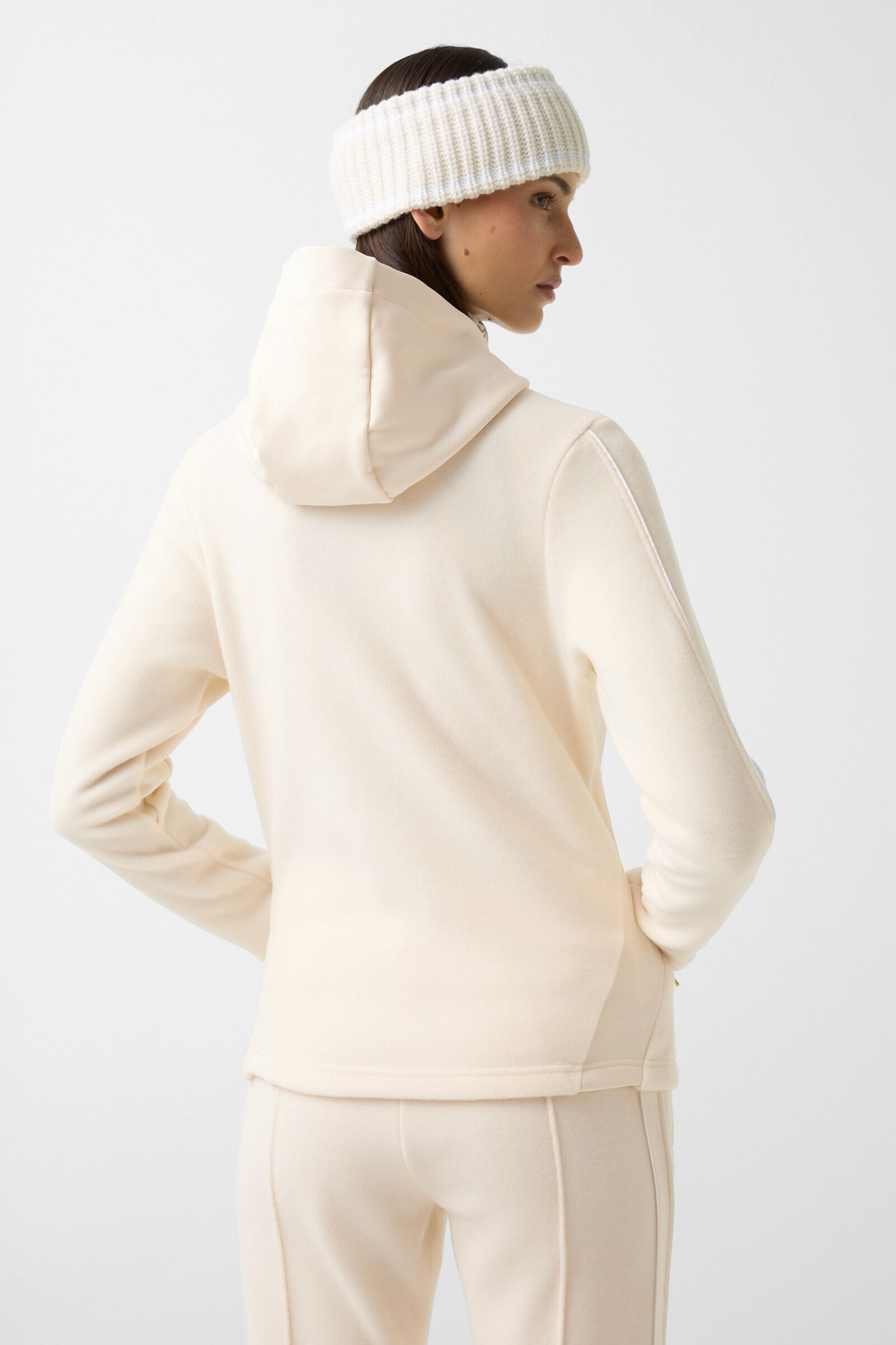 Florens fleece jacket Cream