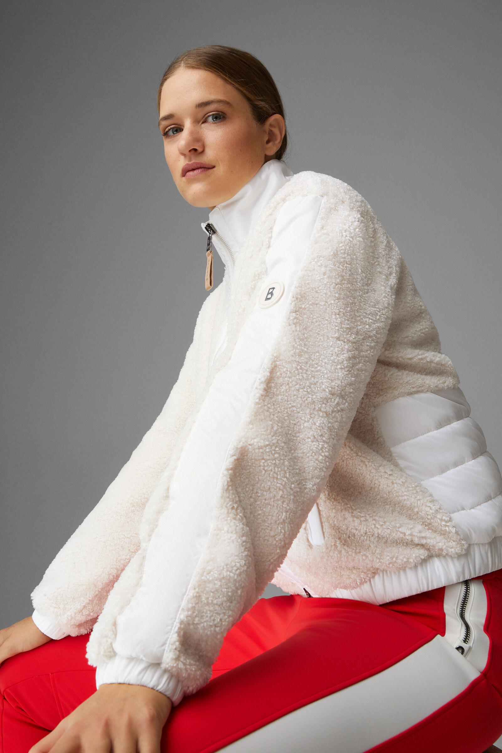 Teddy jacket white on sale