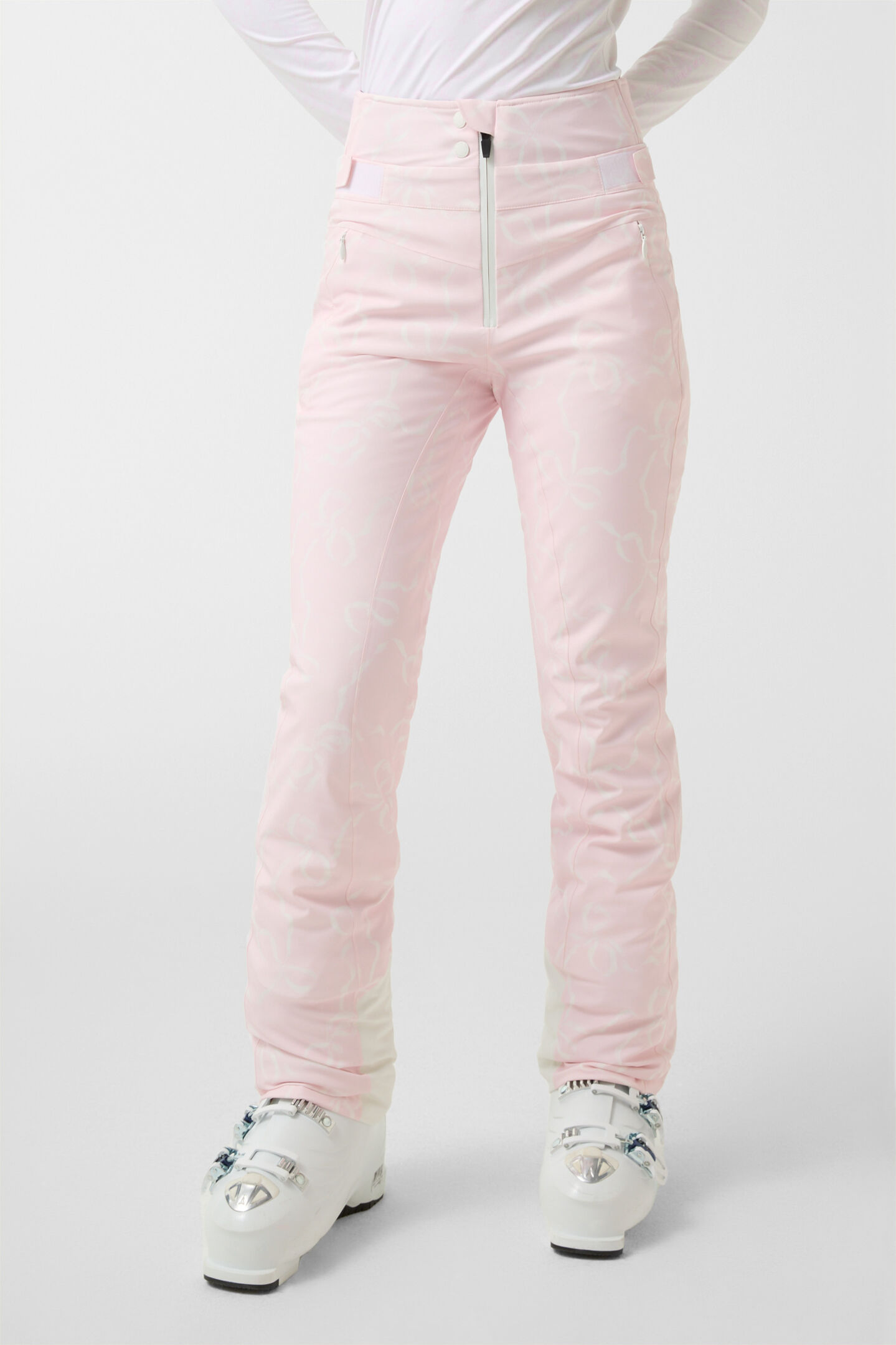 Borja ski trousers Pink/white