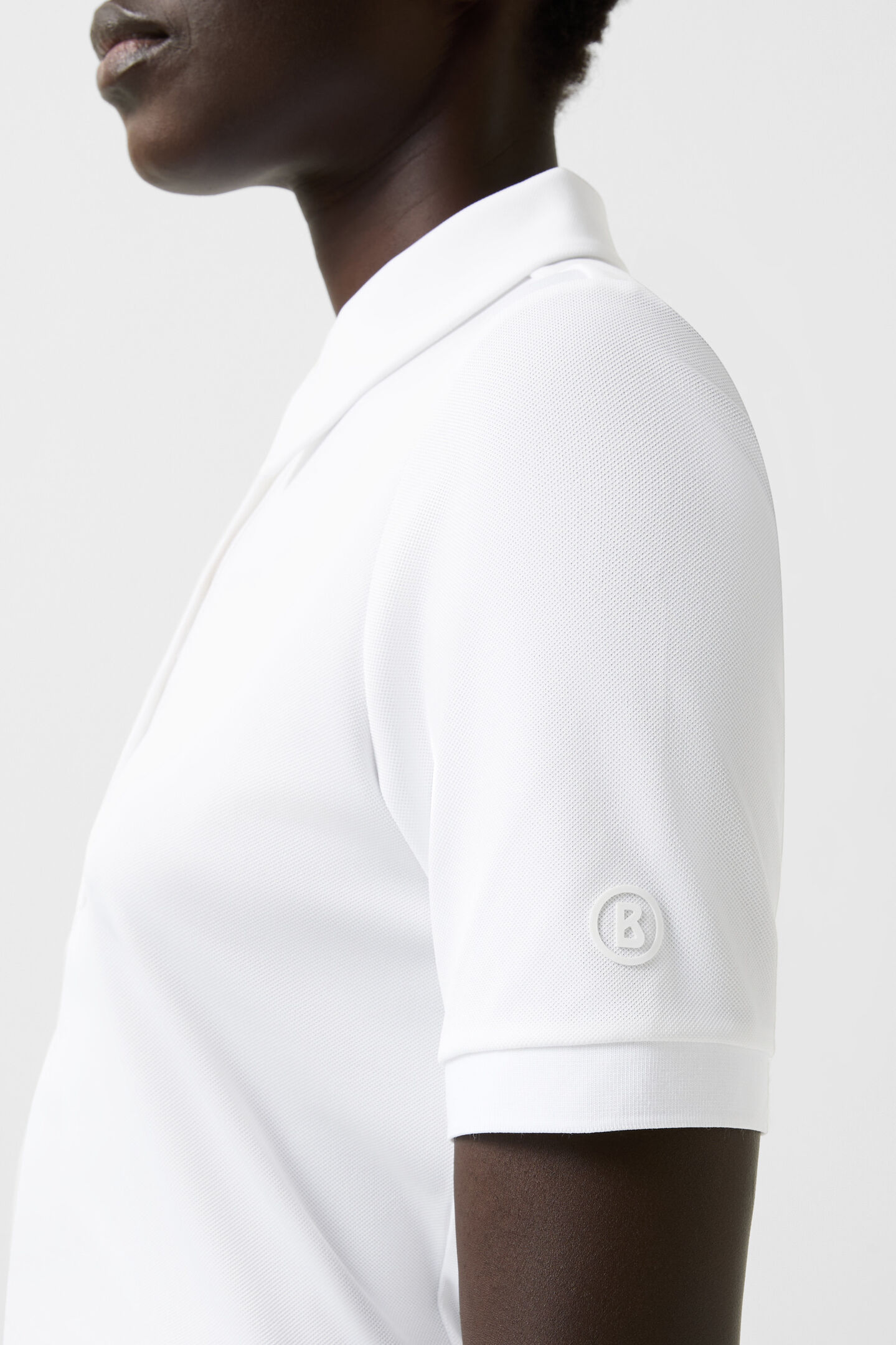 Danielle functional short-sleeved top Off-White