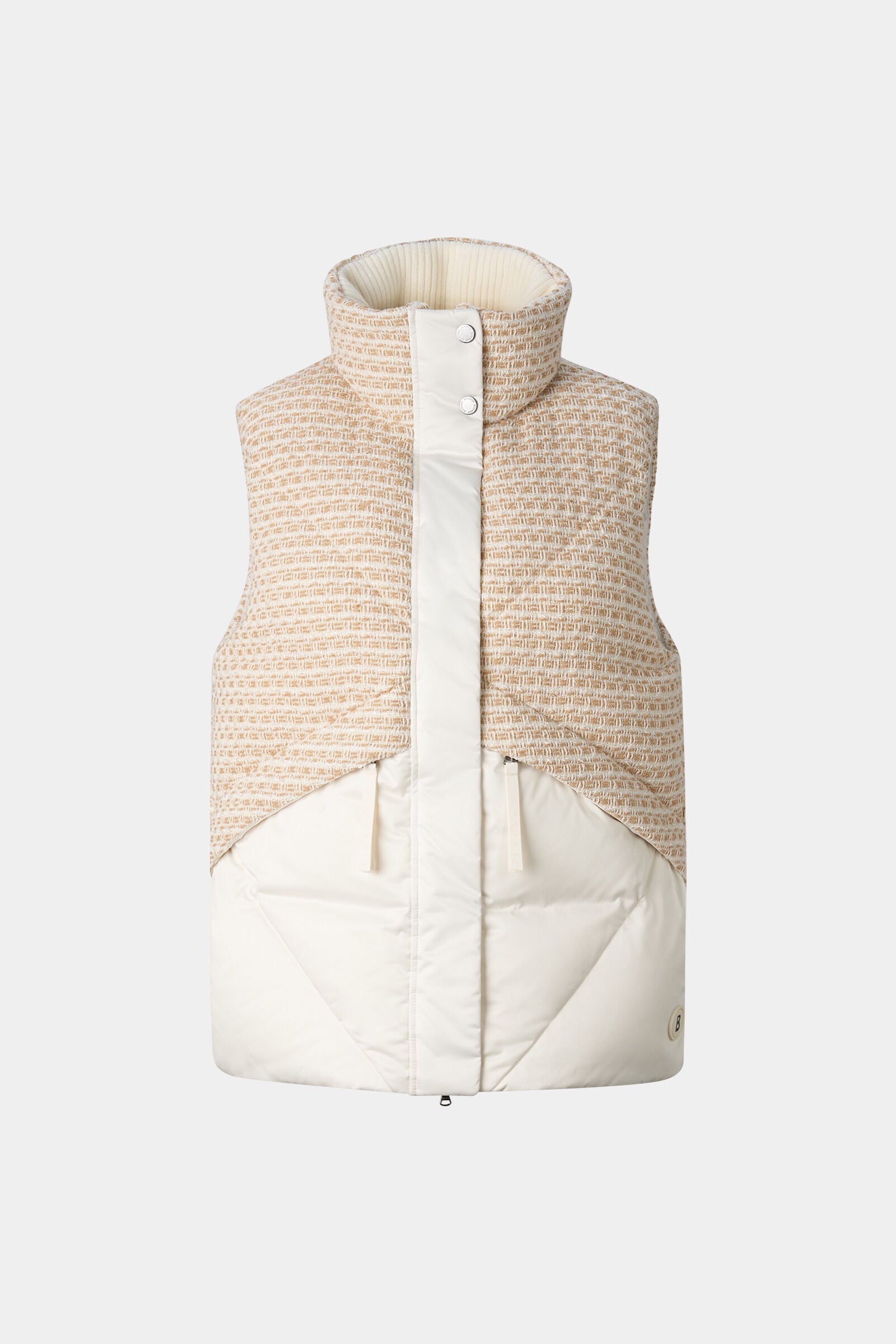 Daunenweste Netty Off-White/Beige