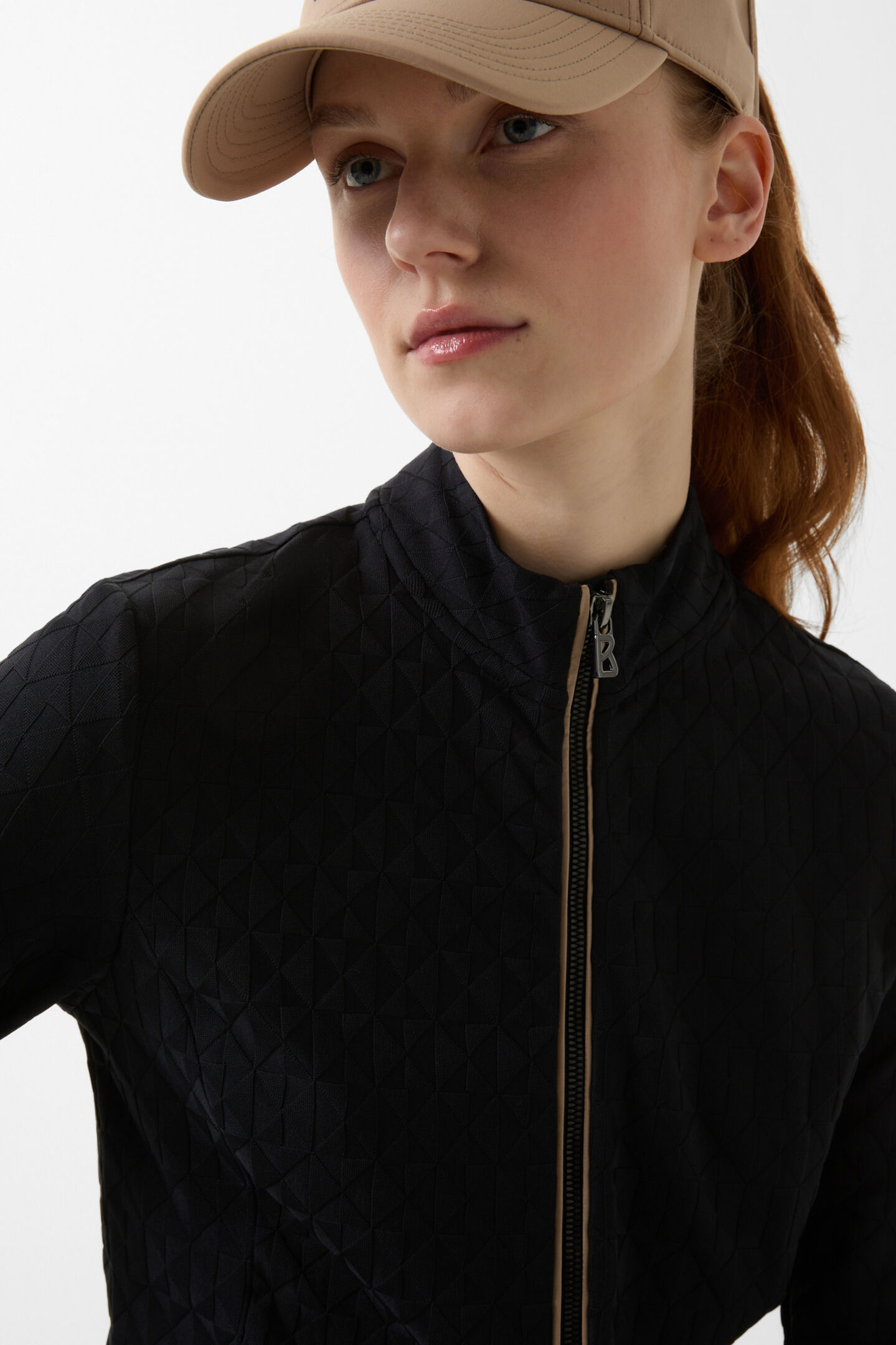 Ayla jersey jacket Black
