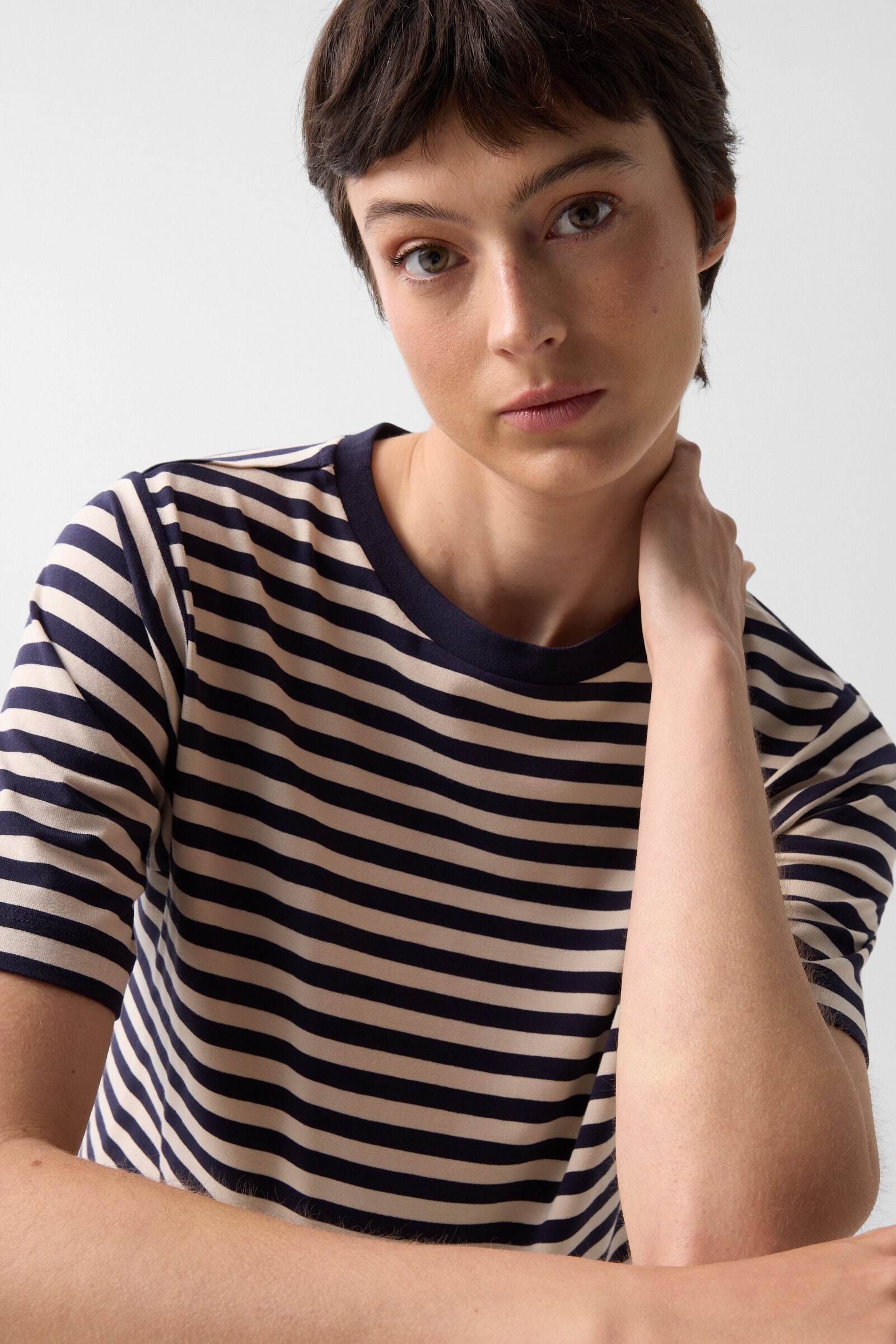 T-shirt Raya Navy blue/sand