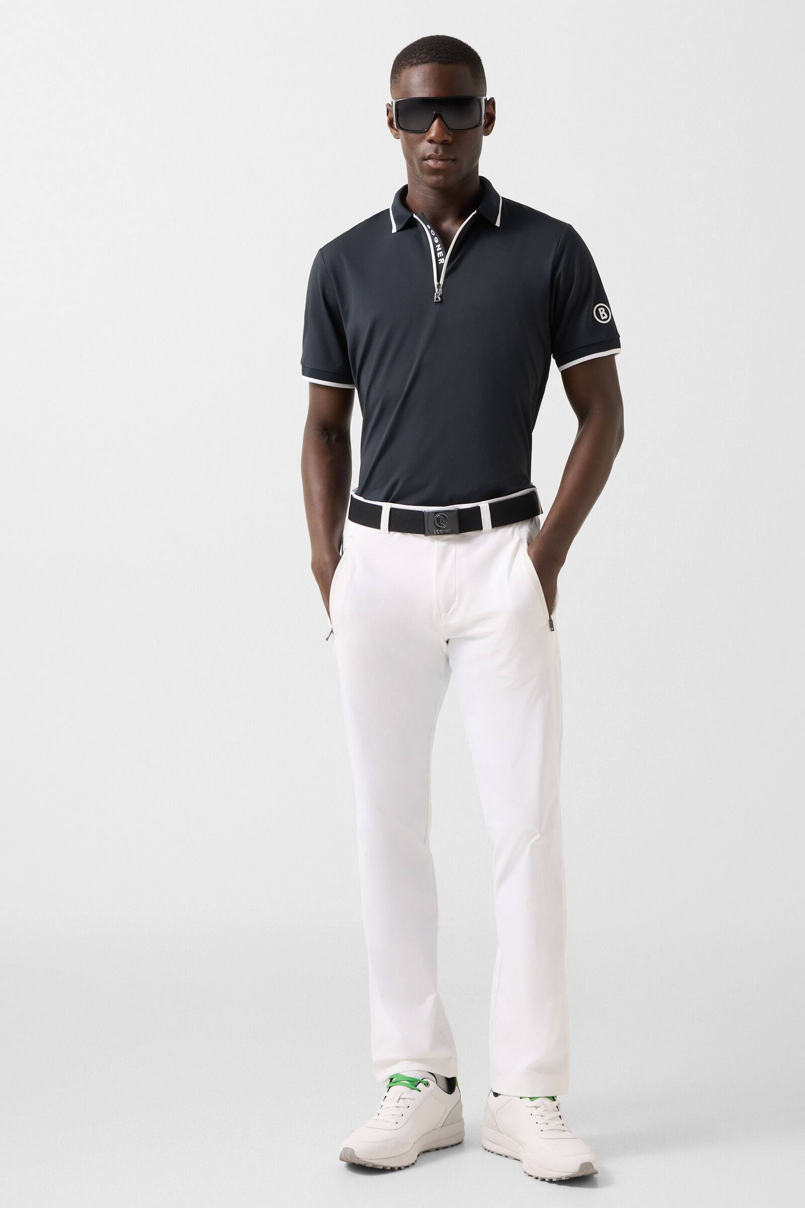 Funktions-Polo-Shirt Cody Schwarz