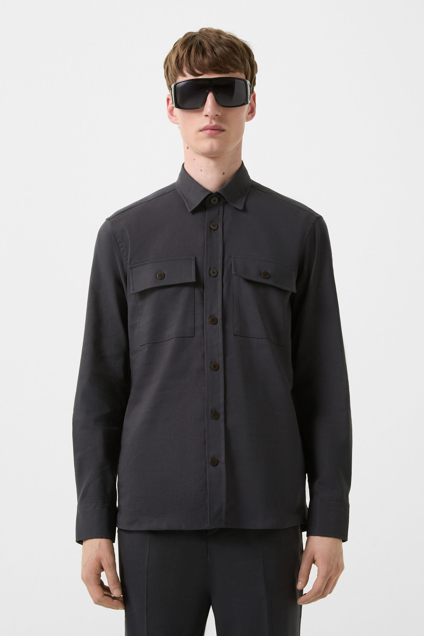 Clive shirt Dark gray