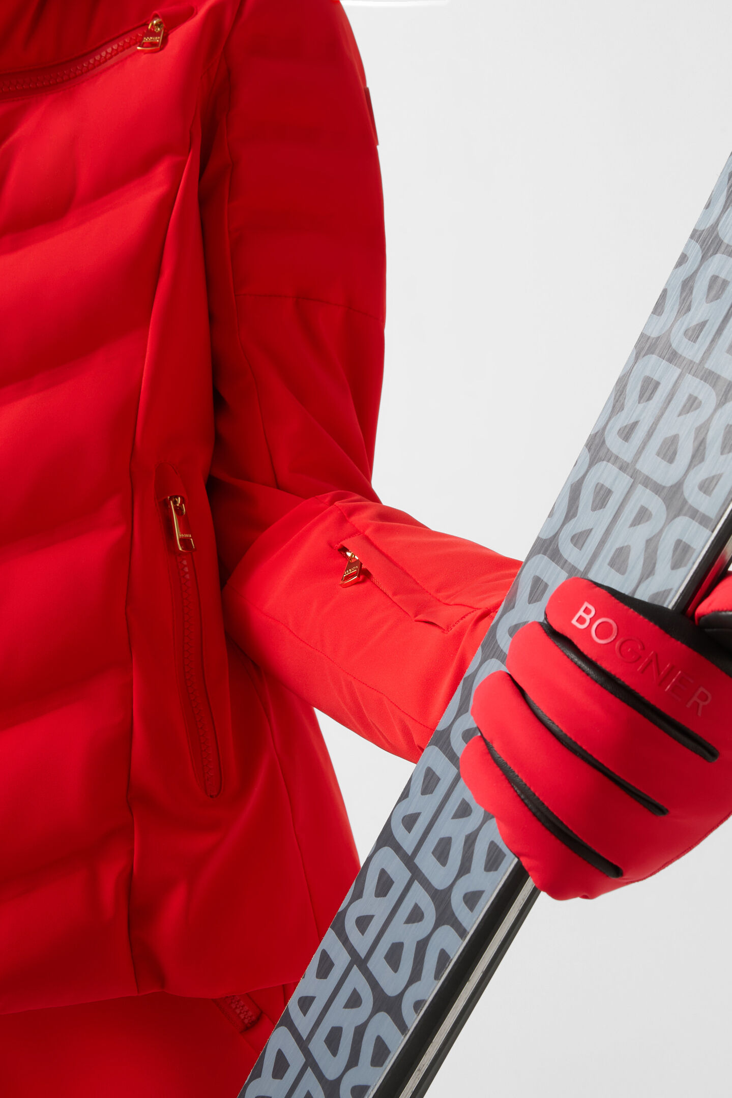 Veste de ski Kea Rouge