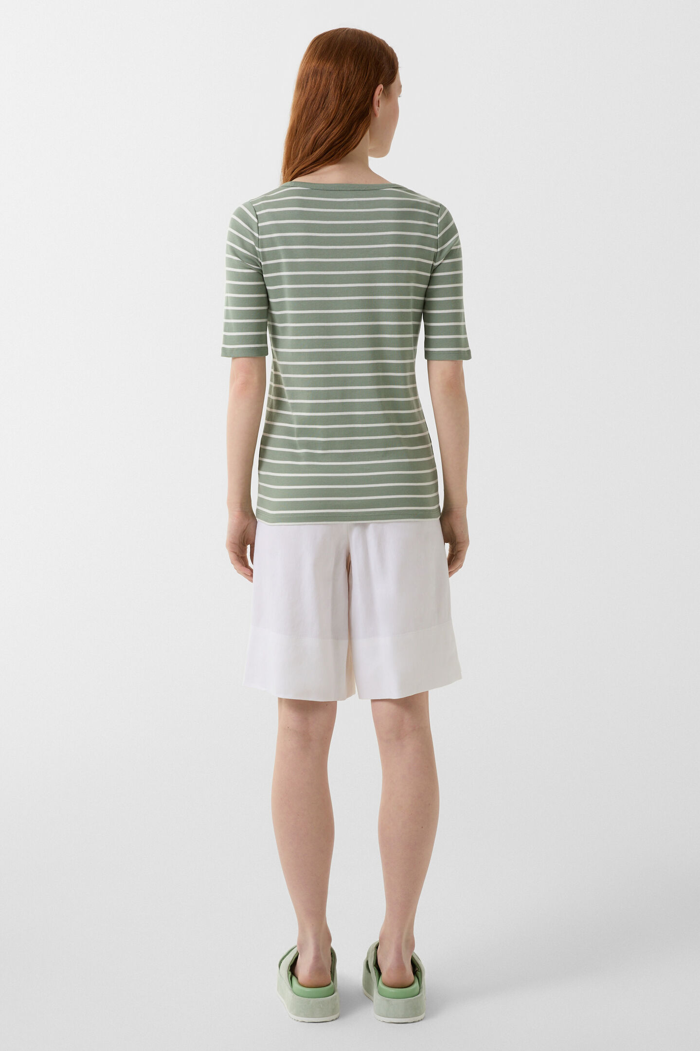 T-shirt Louna Lime green/off-white