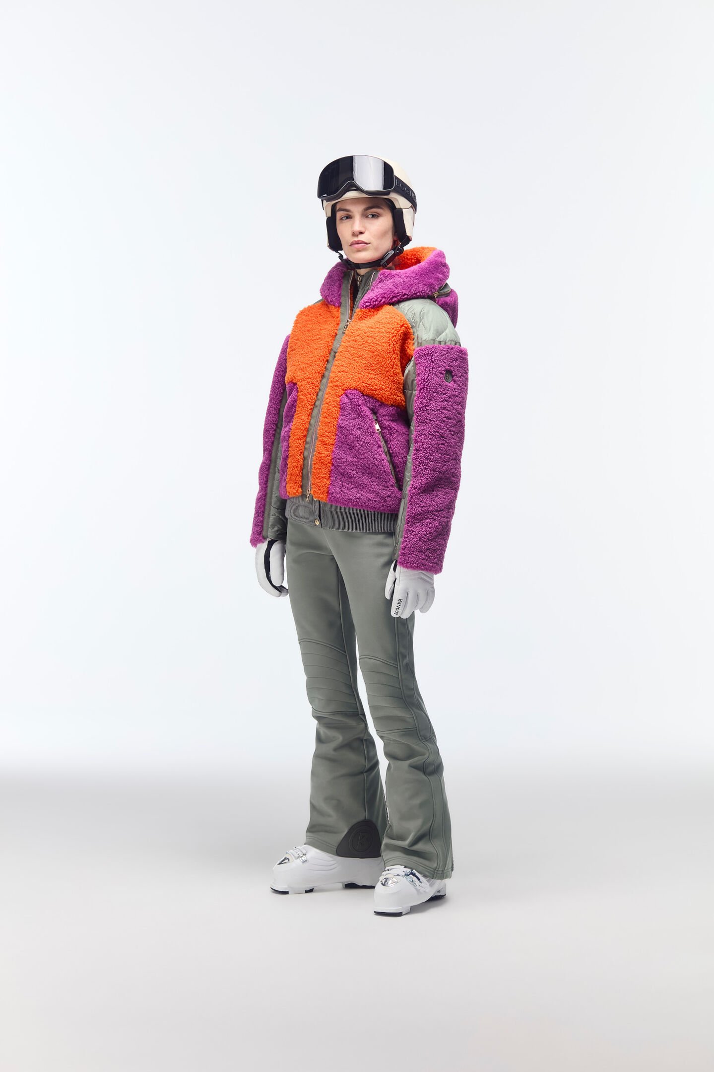 Kora ski-jas Oranje/paars